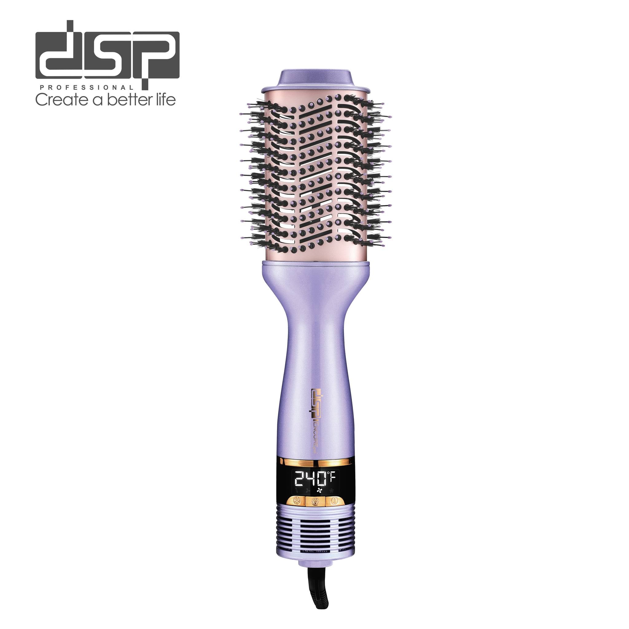 فرشاة تصفيف وتجفيف بشاشة LED – 10 أوضاع – DSP 50233