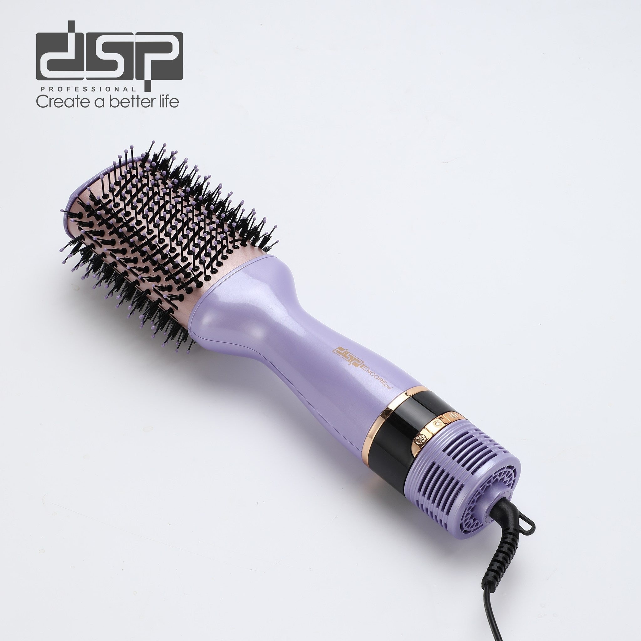 فرشاة تصفيف وتجفيف بشاشة LED – 10 أوضاع – DSP 50233