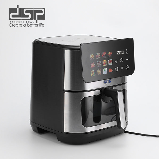 Air Fryer Color LED Touchscreen 8L Oil-Free Cooking 1600W | KB2194 | DSP | Image 4