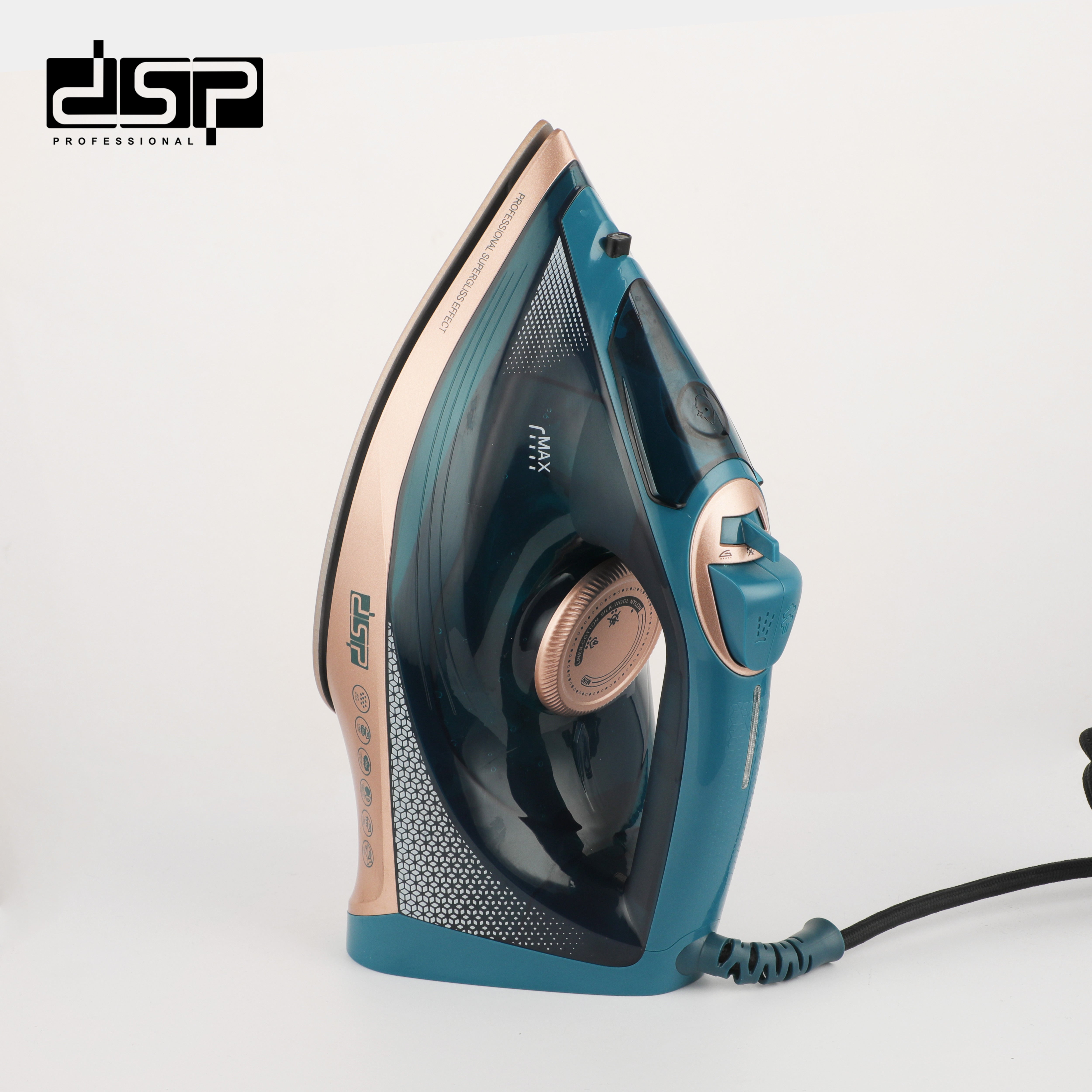 Steam Clothes Iron DSP KD1351 – 2200 Watts – Light Indicator and Large Capacity