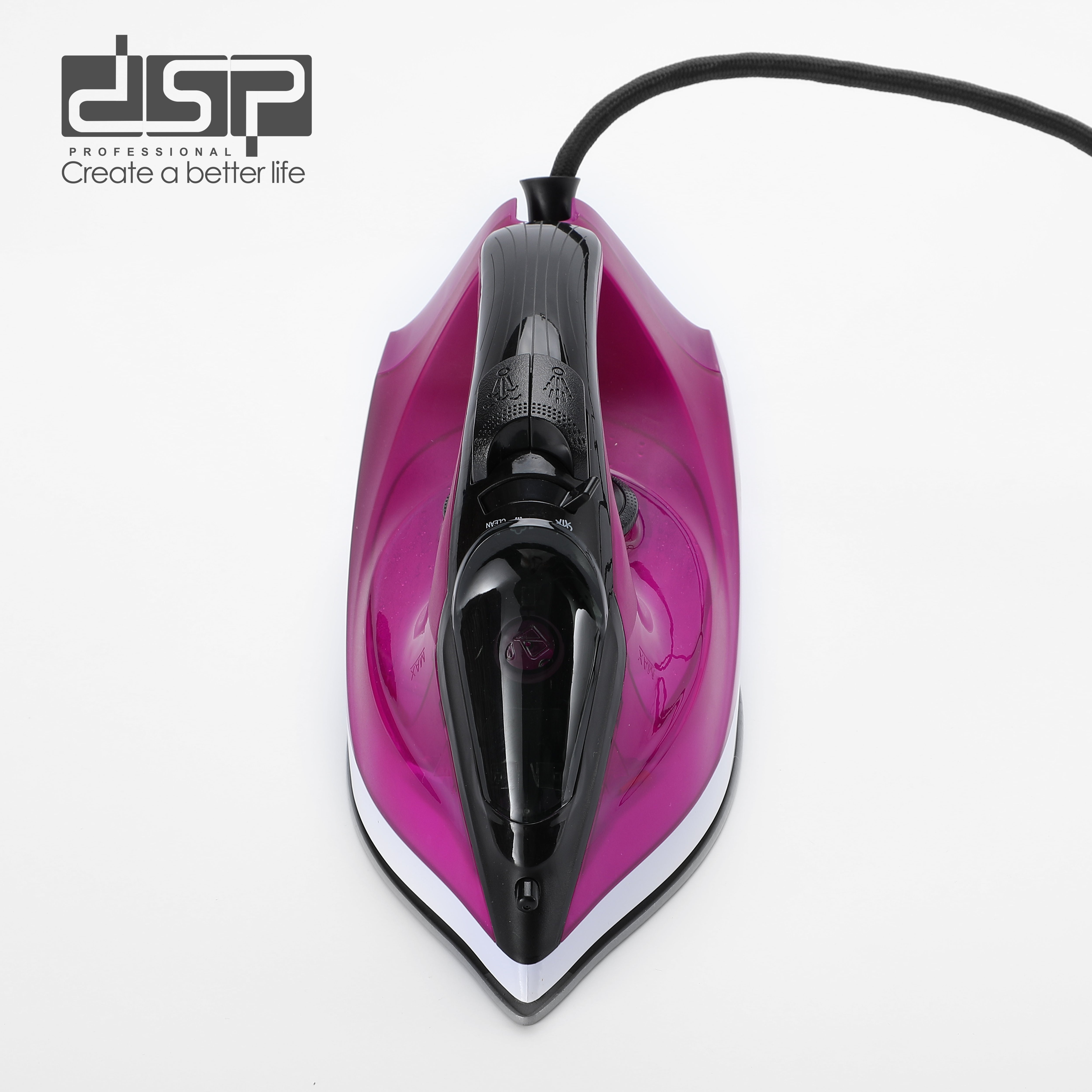 مكواة ملابس بخار DSP KD1173 – 1600 وات –