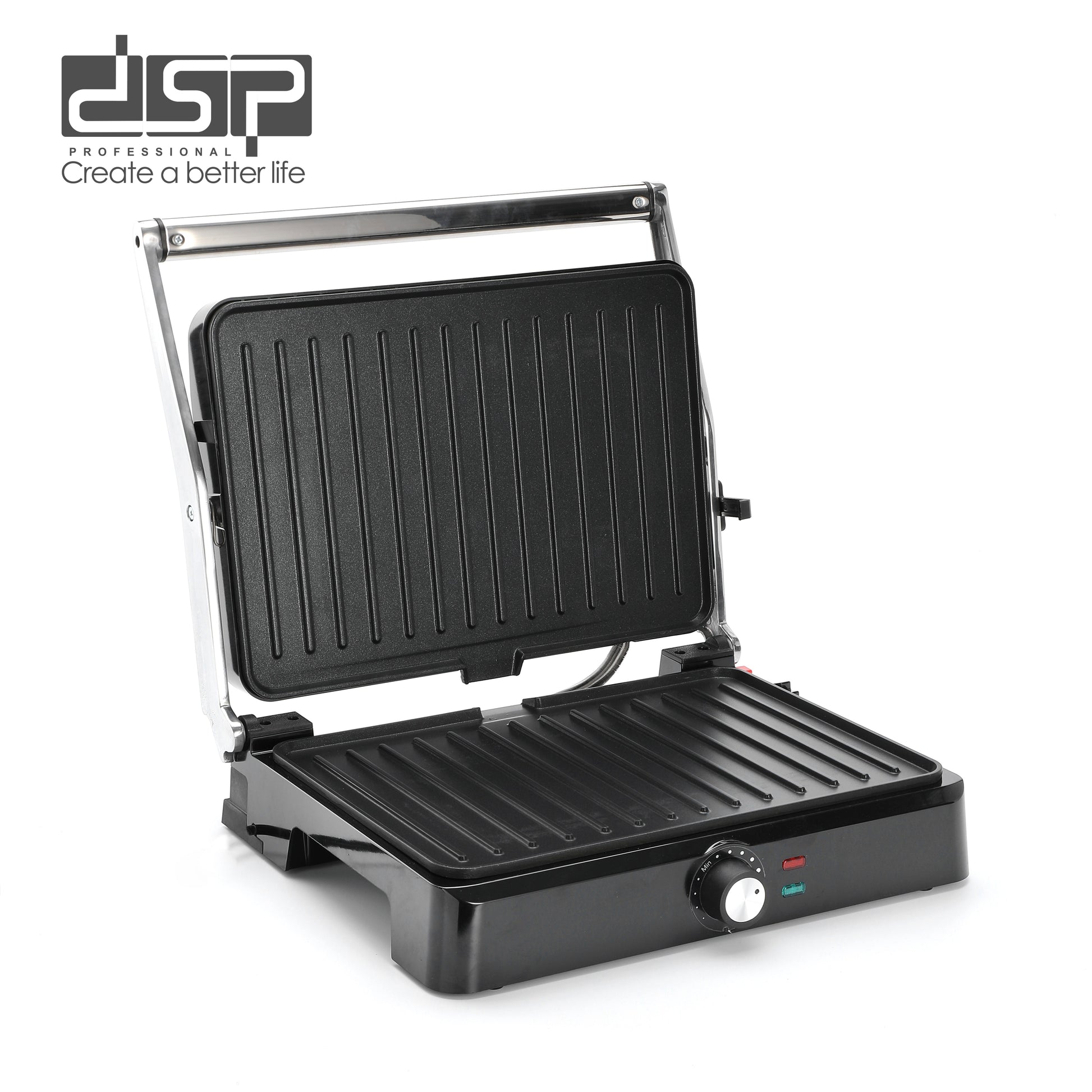 Electric Grill 180° Opening Non-Stick 34x24cm 2200W | KB1109 | DSP | Image 4