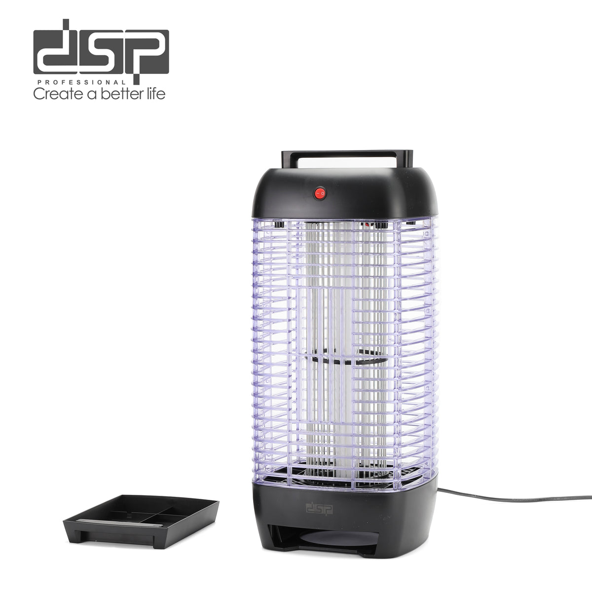 DSP KD3100 Mosquito & Insect Zapper – 10W – Up to 80 m² – 365nm UV – IPX4 Water Resistance
