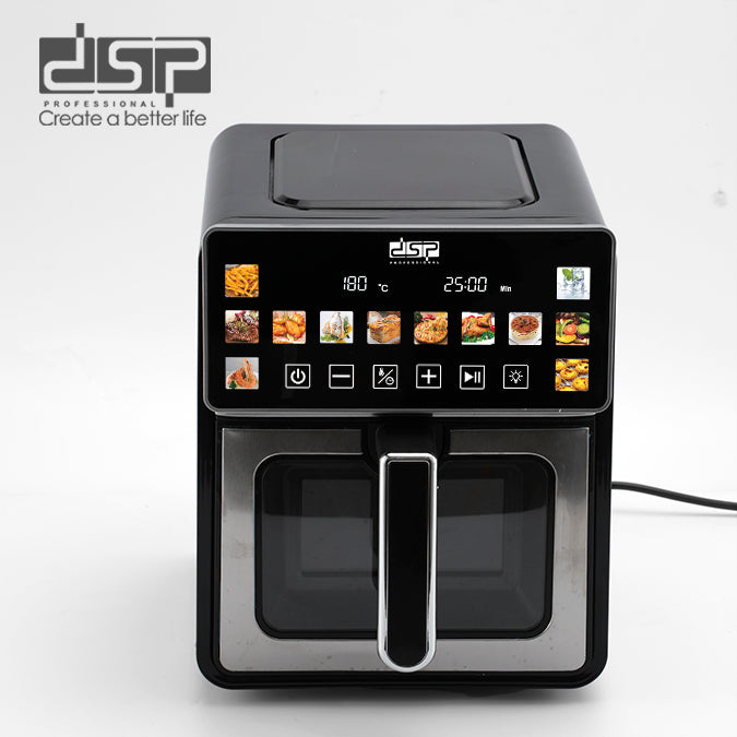 قلاية هوائية 6 لتر بنافذة شفافة – 1400 وات – شاشة لمس – DSP KB2205