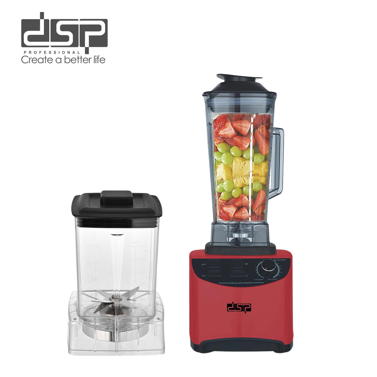 خلاط DSP KJ2099D – شفرات ستانلس ستيل