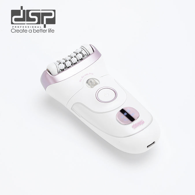 ماكينة إزالة الشعر للسيدات DSP 70575 – 2 في 1 قابلة للشحن مقاومة للماء IPX4