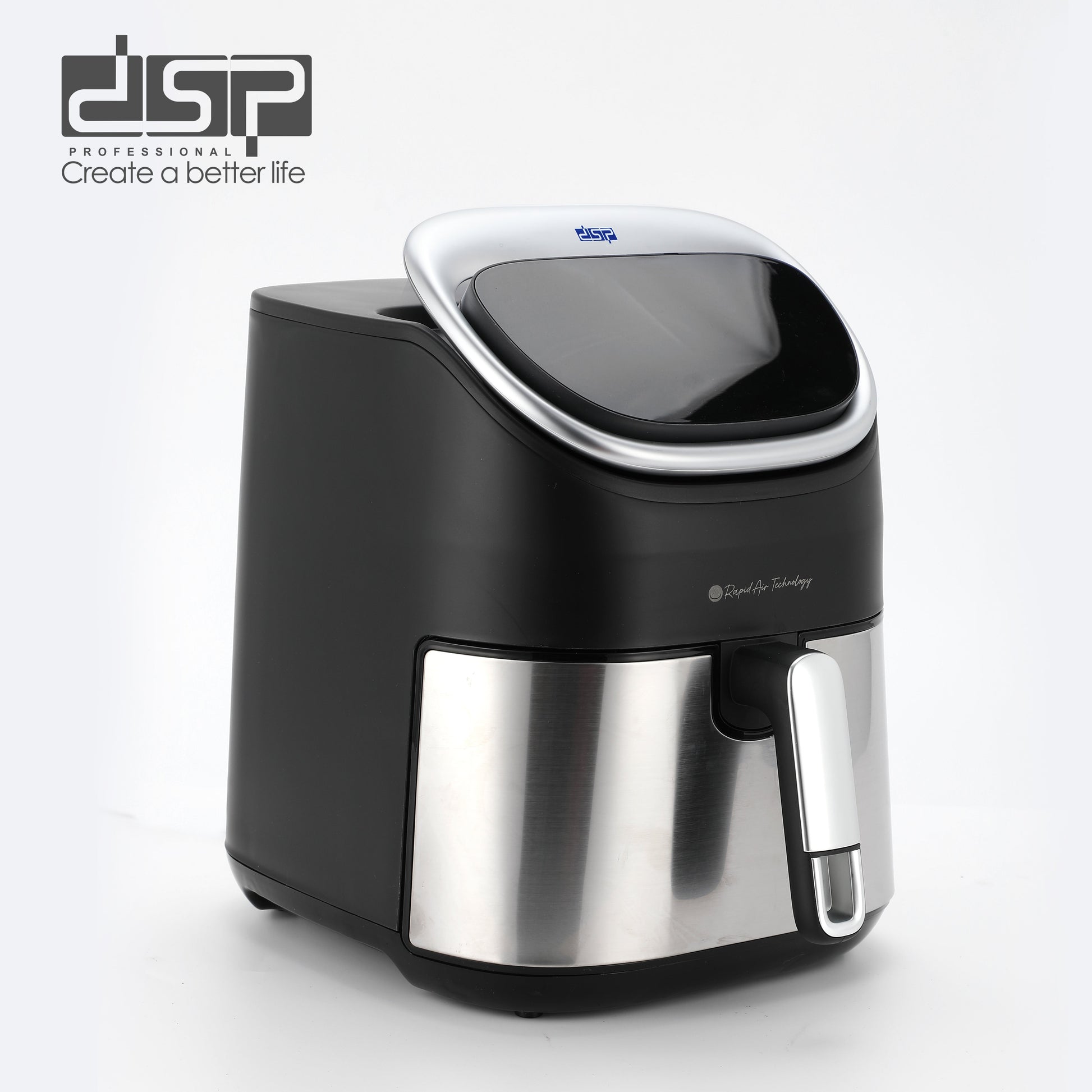 Air Fryer LED Display Adjustable Panel 7L 80% Less Oil 1600W | KB2180 | DSP | Image 4