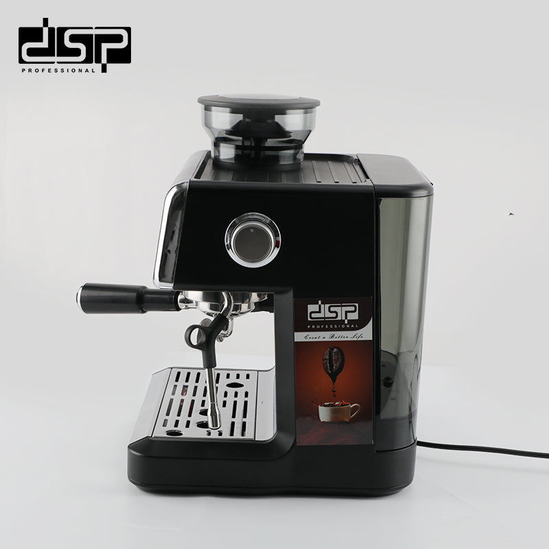 ماكينة إسبريسو 2×1 بطاحونة مدمجة – 20 بار – 2250 وات – DSP KA3107