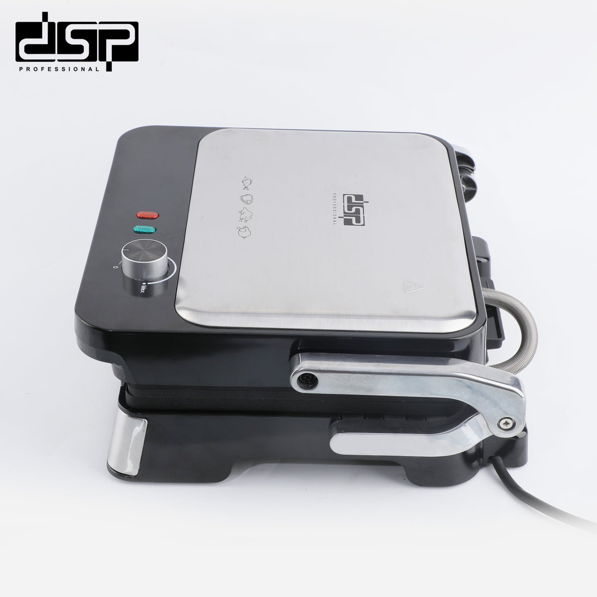 جريل كهربائي 1800 وات – فتح 90° – ألواح Non-stick – DSP KB1106 – صورة 4