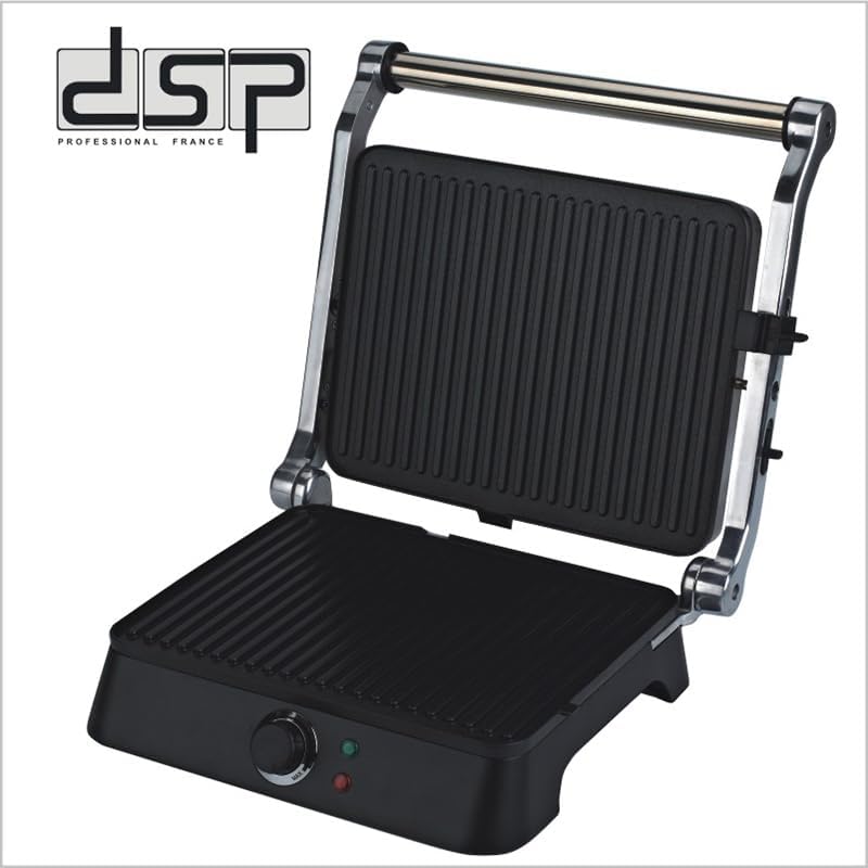 Electric Grill 180° Flat Opening Non-Stick 29x24.6cm 1400W | DSP | Image 1