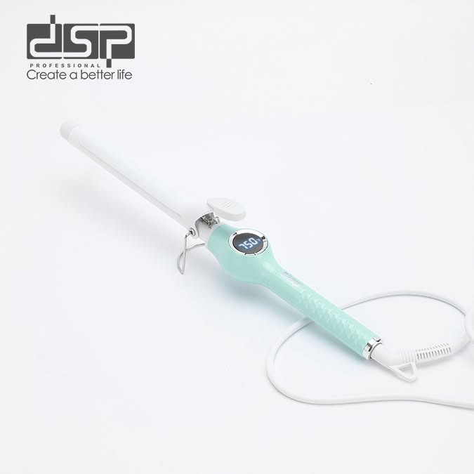 مكواة تجعيد DSP 20149 – أنبوب 19 مم بشاشة رقمية حتى 750 فهرنهايت