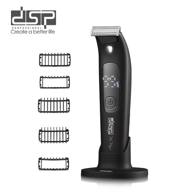 ماكينة حلاقة وتشذيب للوجه والجسم – ضد الماء IPX7 وشاشة LED – DSP 60332