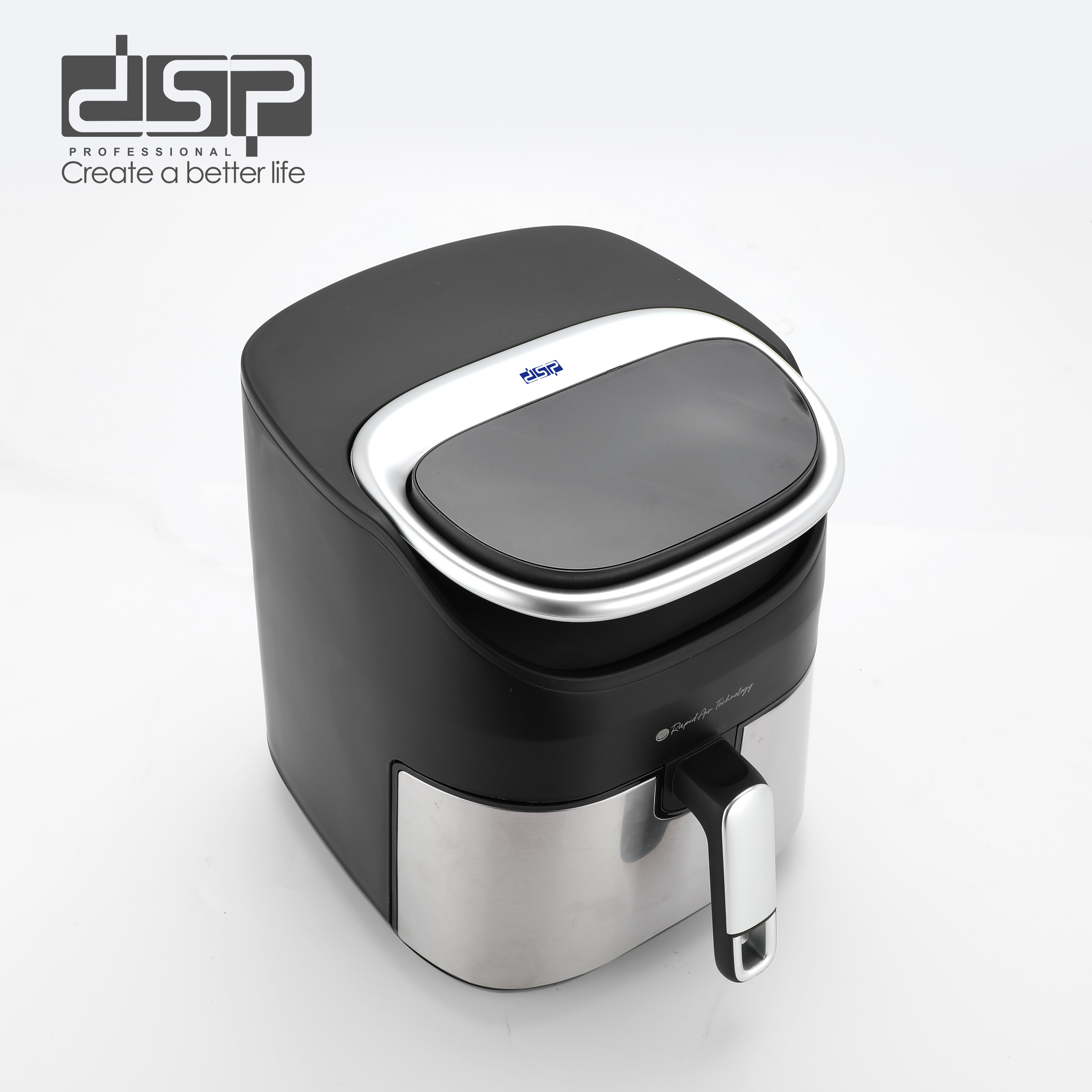 Air Fryer LED Display Adjustable Panel 7L 80% Less Oil 1600W | KB2180 | DSP | Image 5