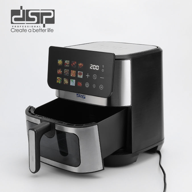 Air Fryer Color LED Touchscreen 8L Oil-Free Cooking 1600W | KB2194 | DSP | Image 5