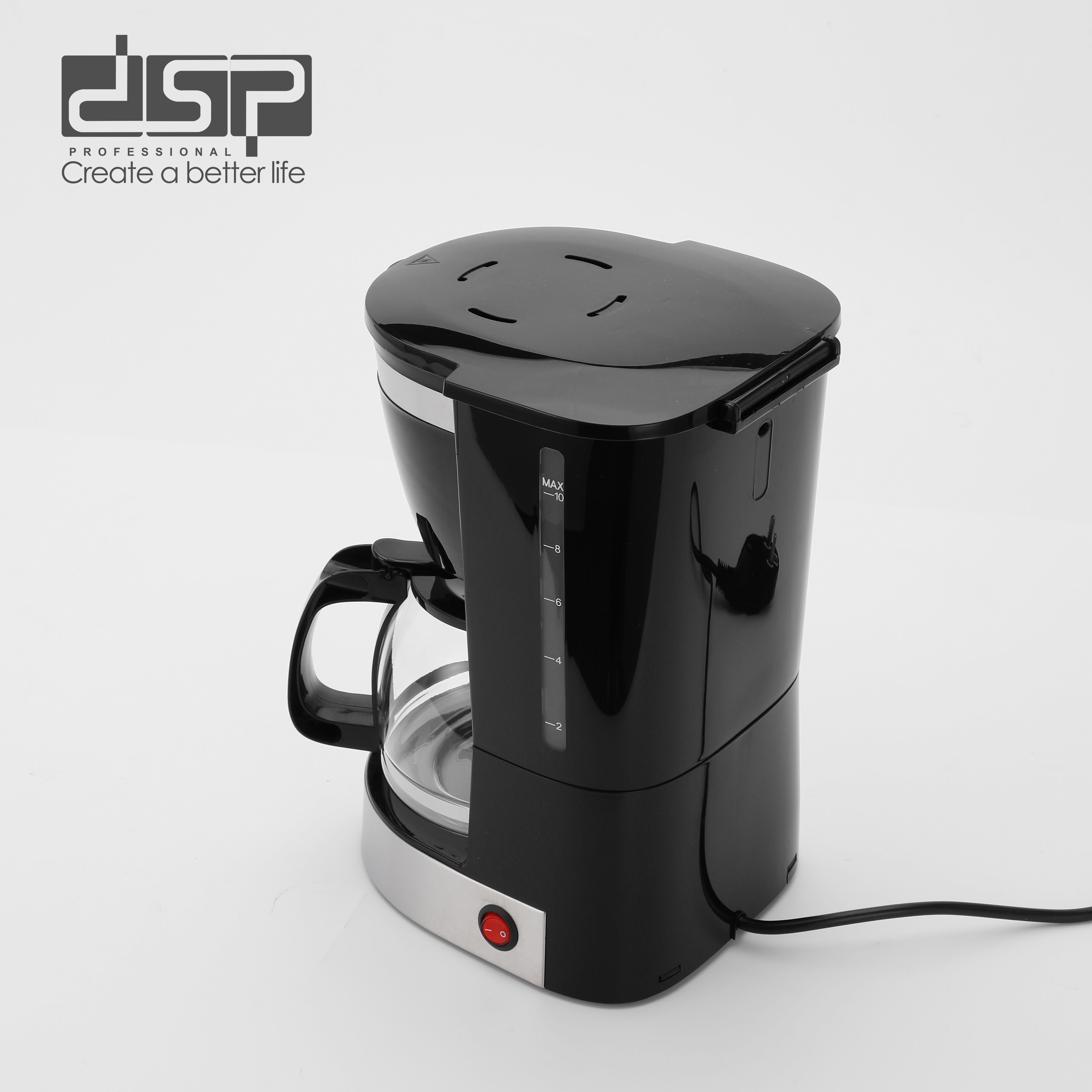 ماكينة تحضير القهوة 1.25 لتر – 800 وات – DSP KA3126
