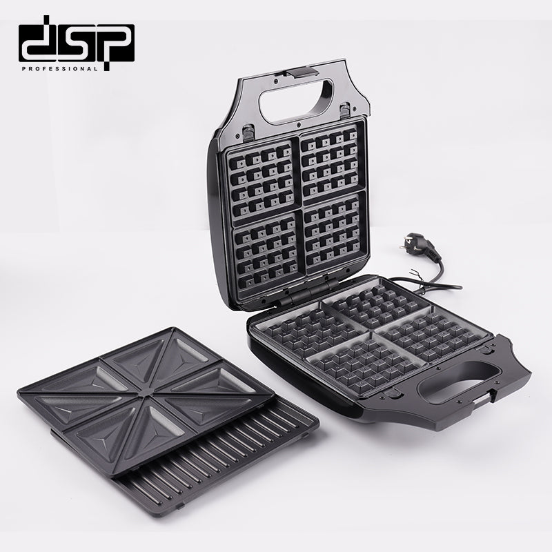 صانعة ساندويتش DSP KC1236 – 3 في 1 – 1400 وات – ألواح متعددة