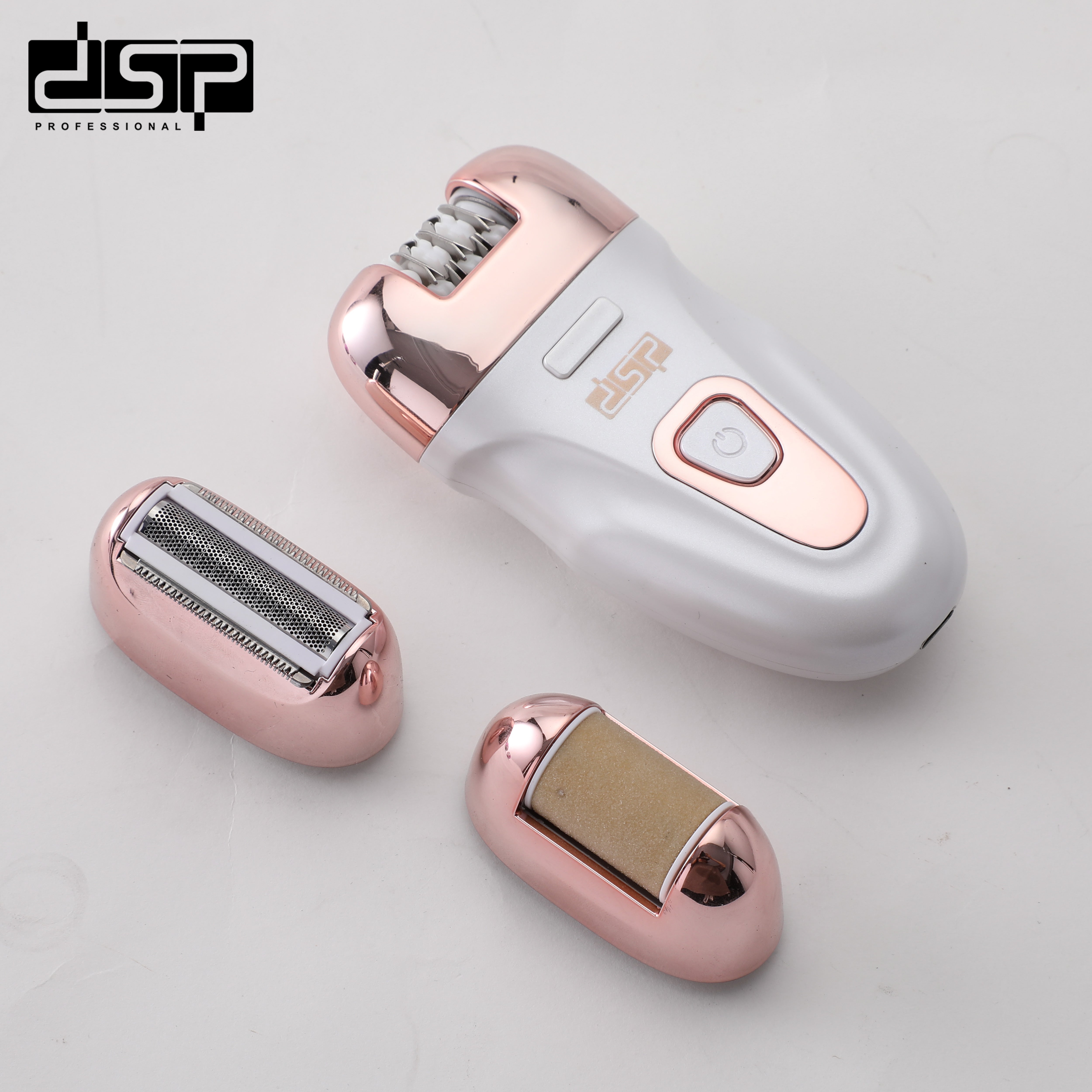 ماكينة إزالة الشعر والعناية بالبشرة 3 في 1 DSP 70455 – شاشة LCD وبطارية ليثيوم