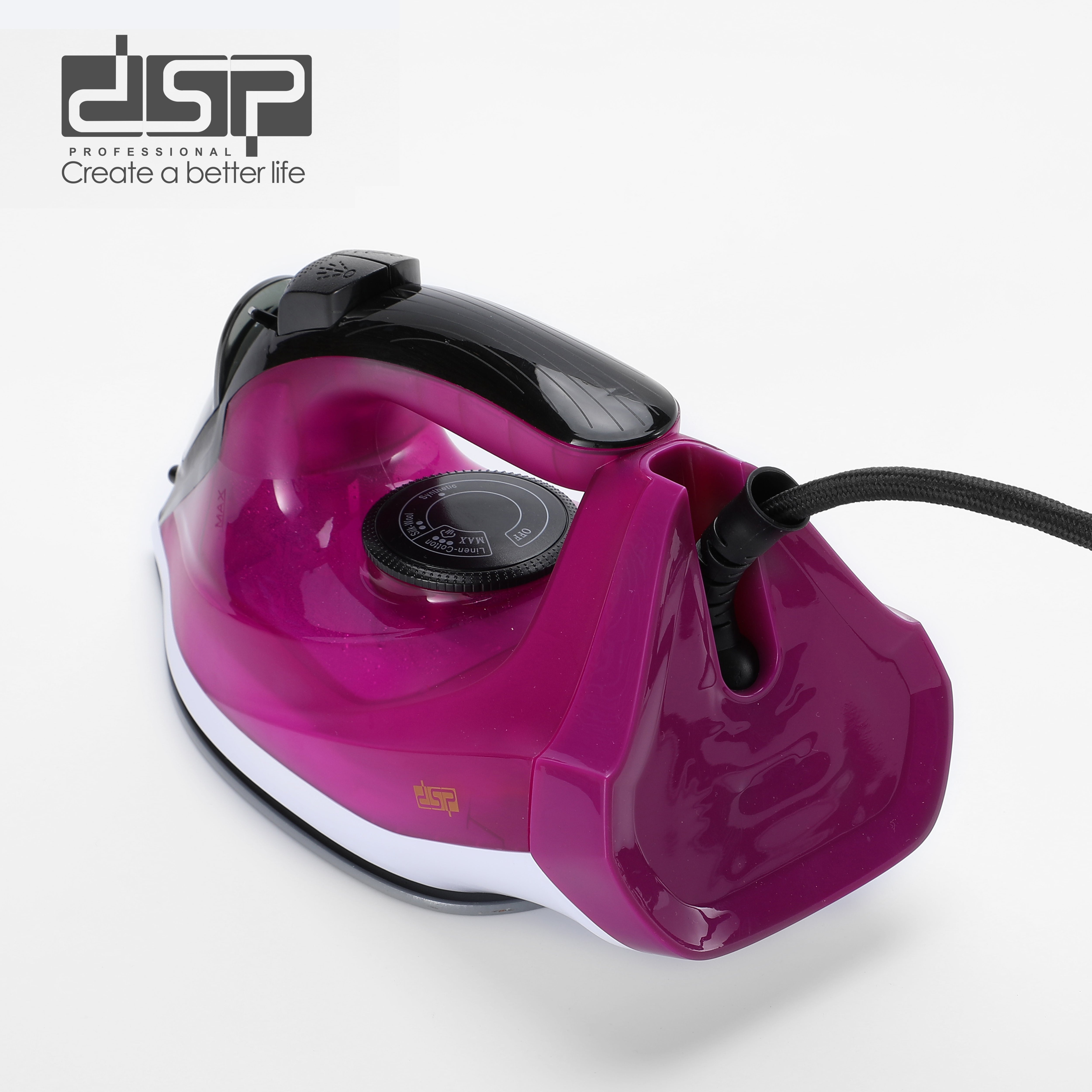 مكواة ملابس بخار DSP KD1173 – 1600 وات –
