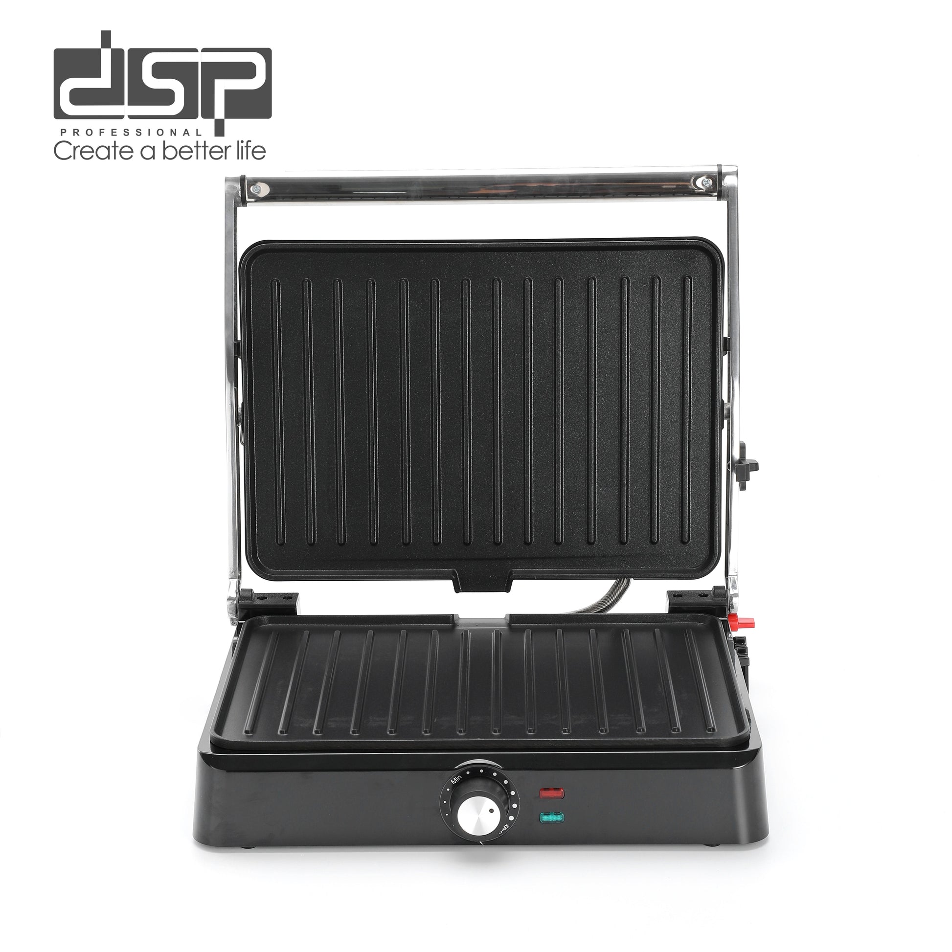 Electric Grill 180° Opening Non-Stick 34x24cm 2200W | KB1109 | DSP | Image 5