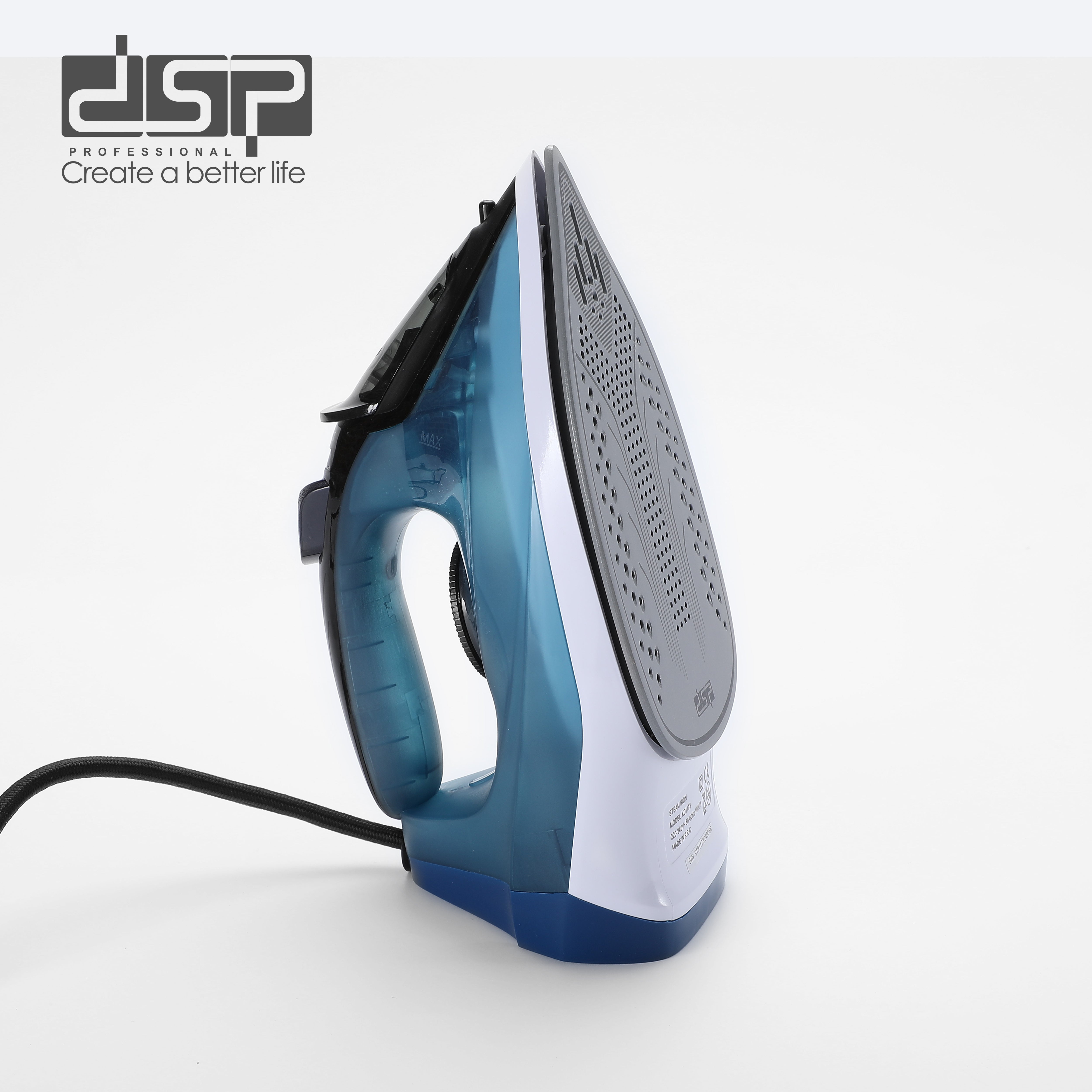 مكواة ملابس بخار DSP KD1173 – 1600 وات –