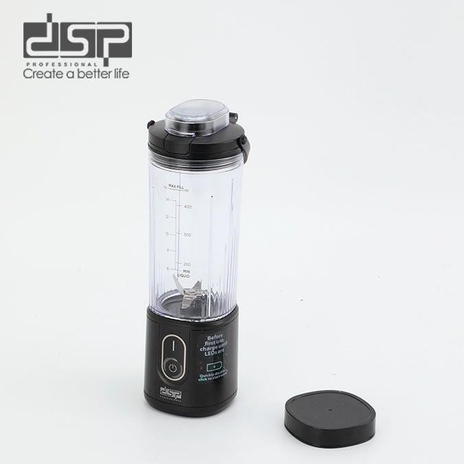 خلاط محمول DSP KJ2206 بقوة 110 وات – سعة 400 مل – 6 شفرات ستانلس ستيل – USB