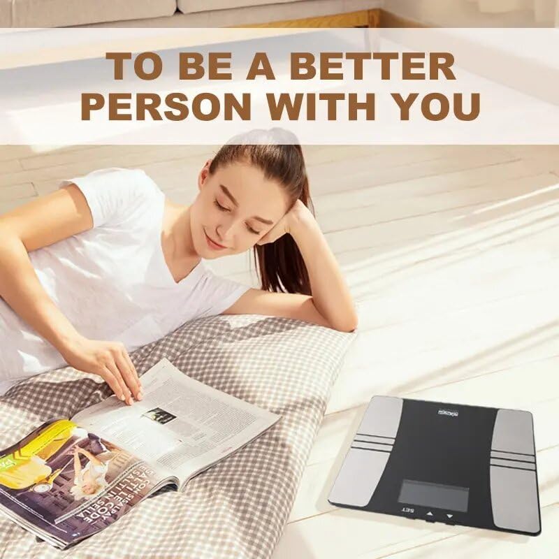 Body Fat Scale XL Smart Display BMI & Fat% 180kg | KD7018 | DSP | Image 6