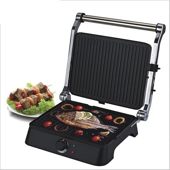 Electric Grill 180° Flat Opening Non-Stick 29x24.6cm 1400W | DSP | Image 3