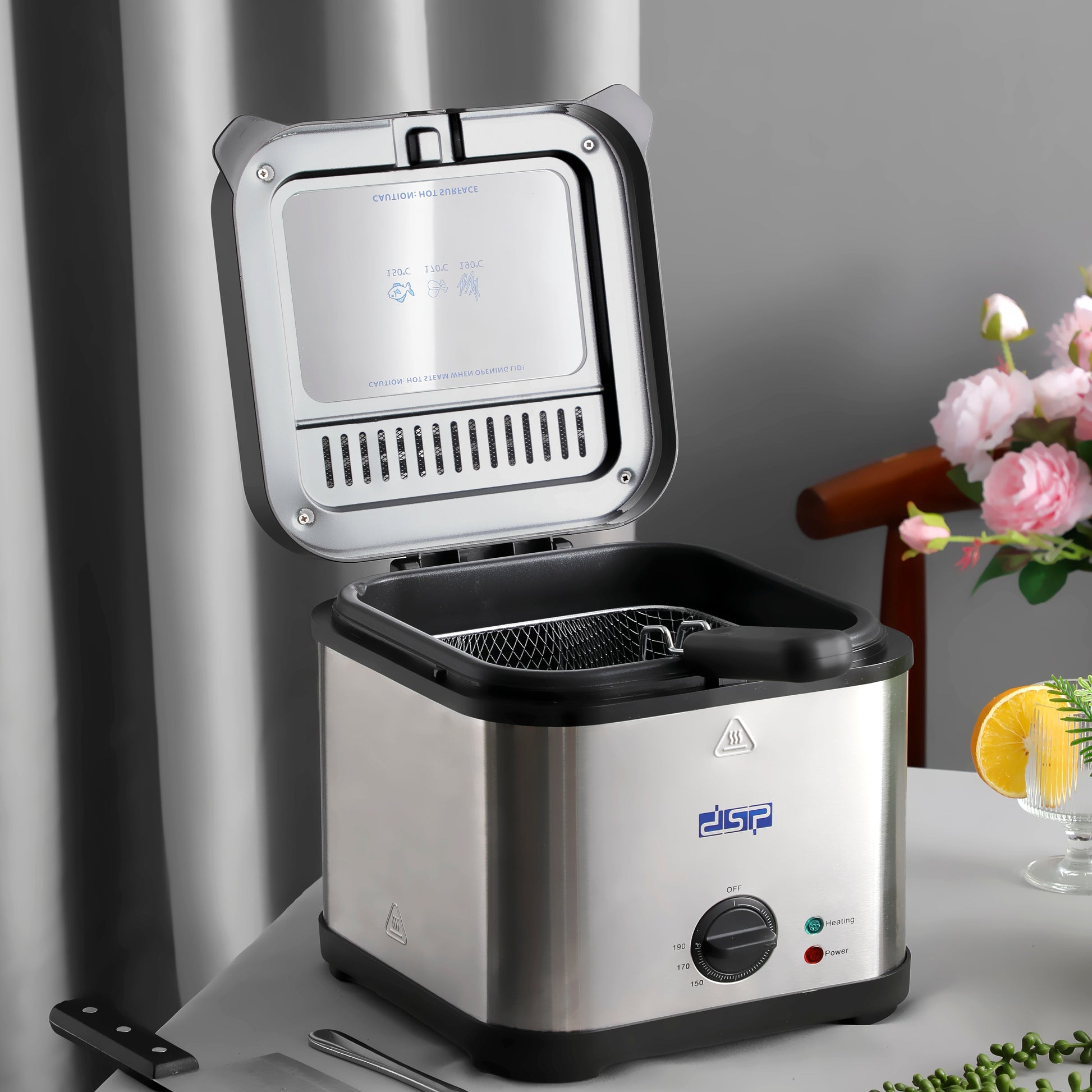 Electric Deep Fryer Viewing Window 2.5L Thermostat 1200W | KB2191 | DSP | Image 6