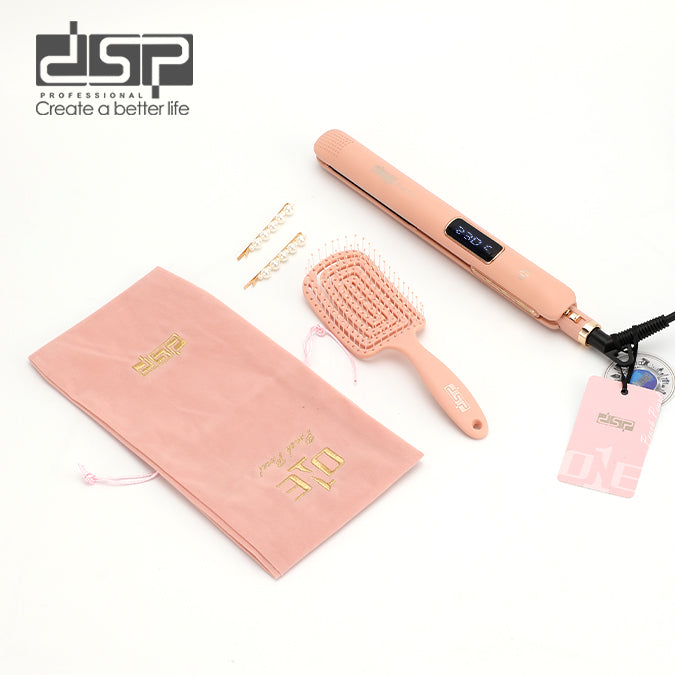 مكواة فرد شعر بألواح سيراميك وشاشة رقمية حتى 230 درجة DSP 11695U – صورة 2