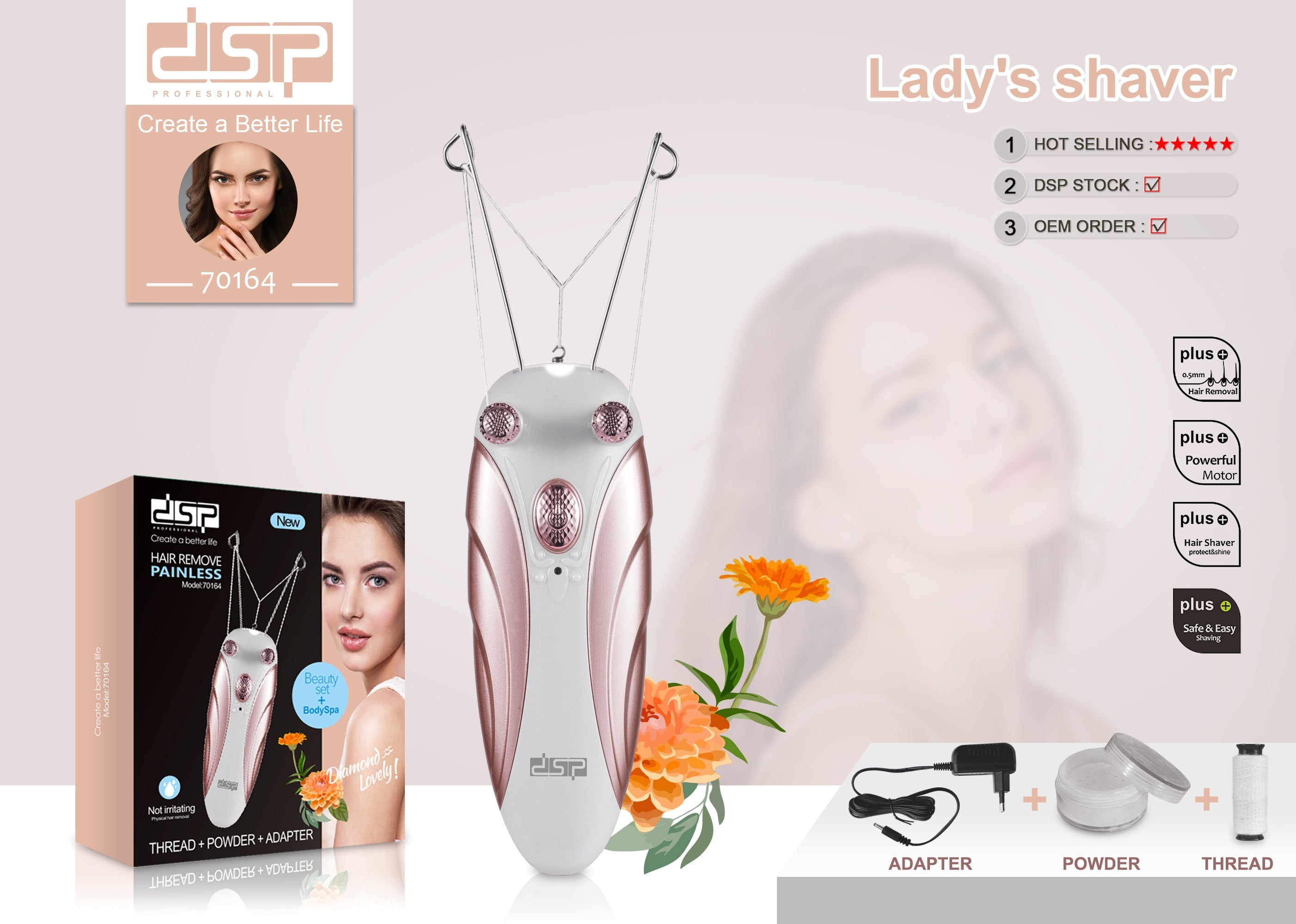Thread Hair Removal Device DSP – 70164