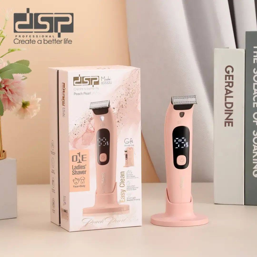 ماكينة إزالة الشعر للنساء للوجه والجسم ضد الماء IPX7 وشاشة LED DSP 60332U – صورة 9