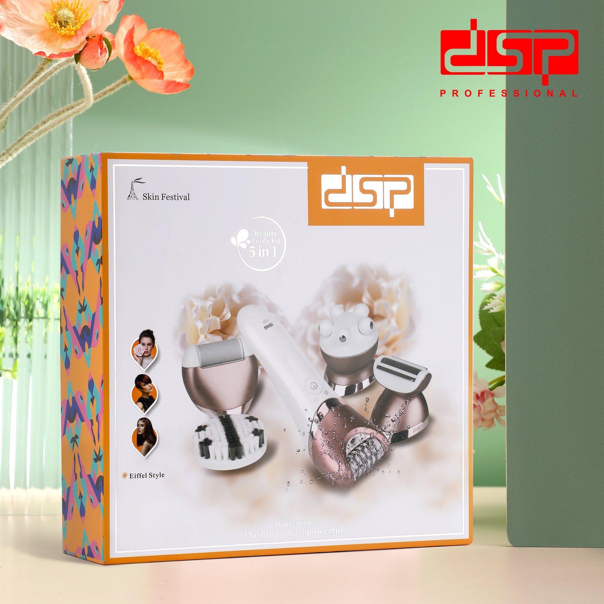 ماكينة إزالة الشعر 5 في 1 DSP 70019U – مقاومة للماء Wet & Dry – صورة 7