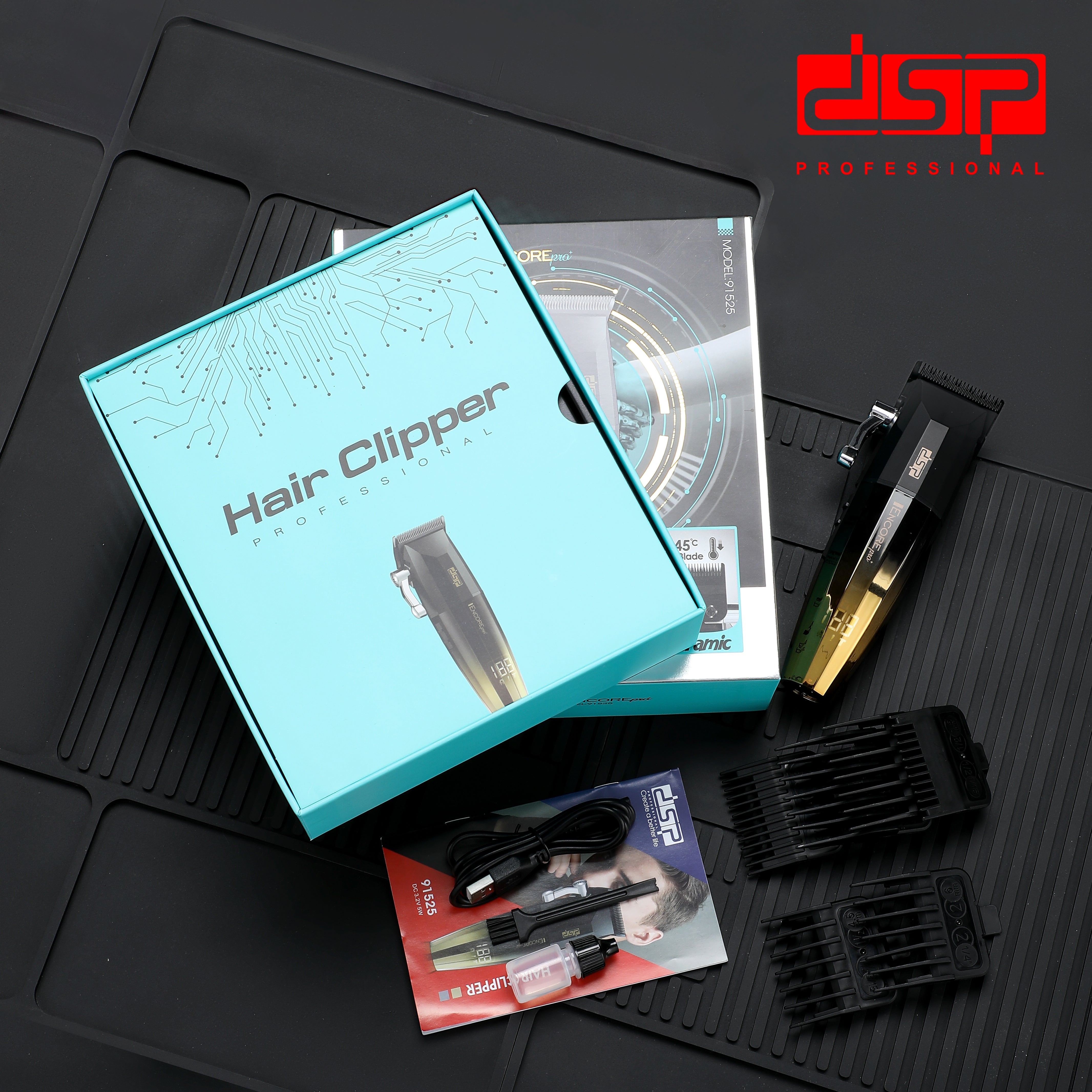 ماكينة حلاقة احترافية DSP 91525 – 6800RPM بشفرة سيراميك قابلة للغسل