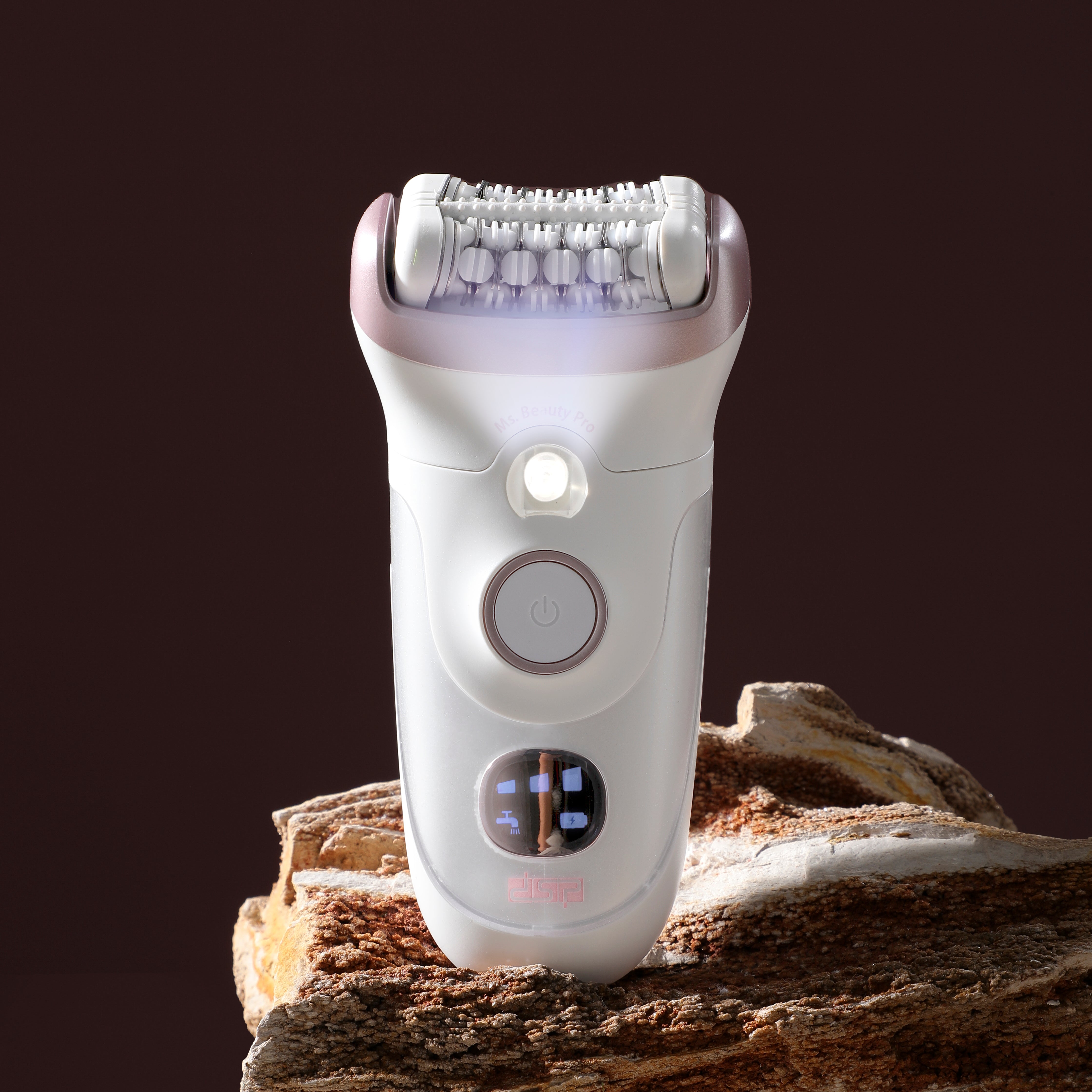 ماكينة إزالة الشعر للسيدات DSP 70575 – 2 في 1 قابلة للشحن مقاومة للماء IPX4
