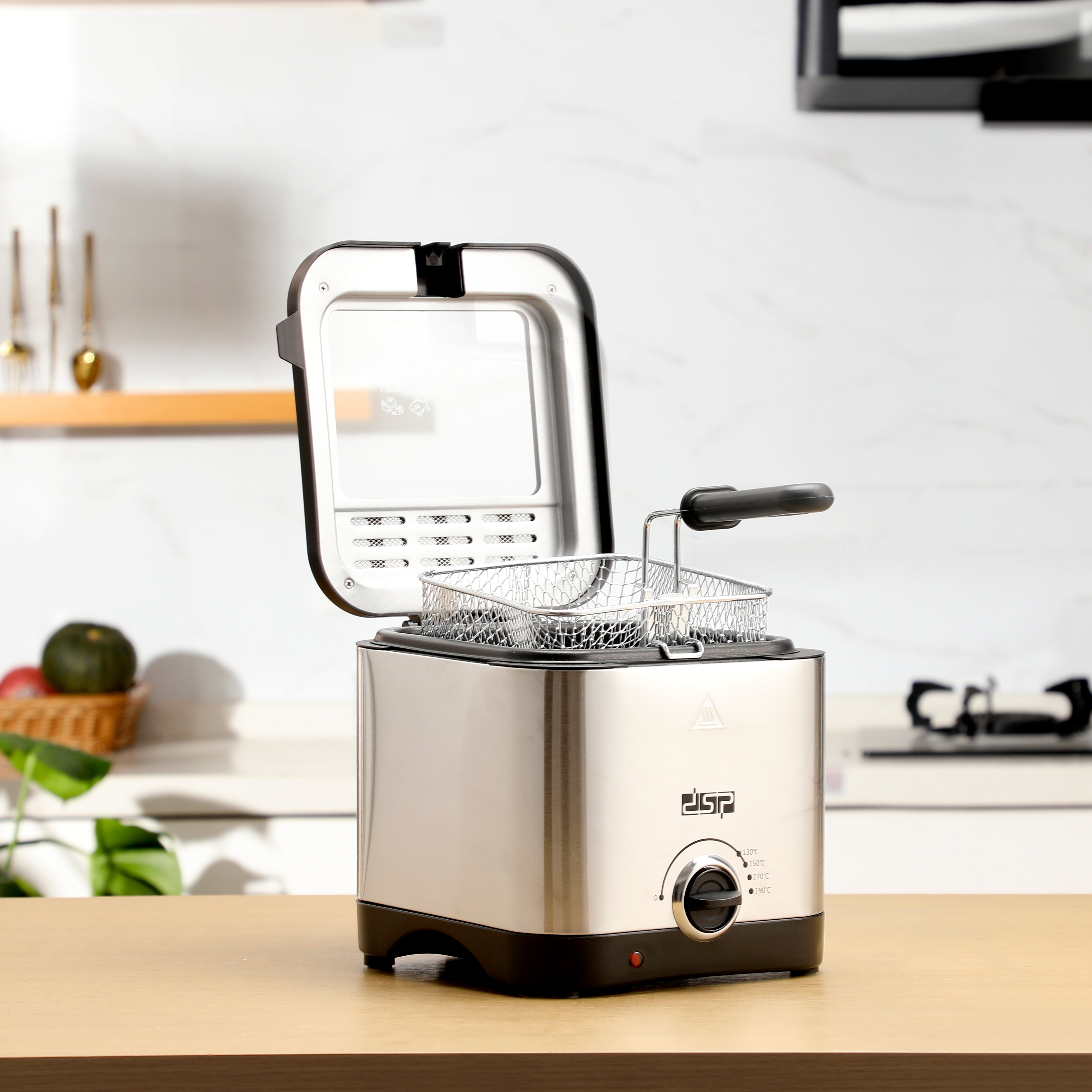 Compact Electric Deep Fryer Adjustable Temp 1.5L 1000W | KB2187 | DSP | Image 7