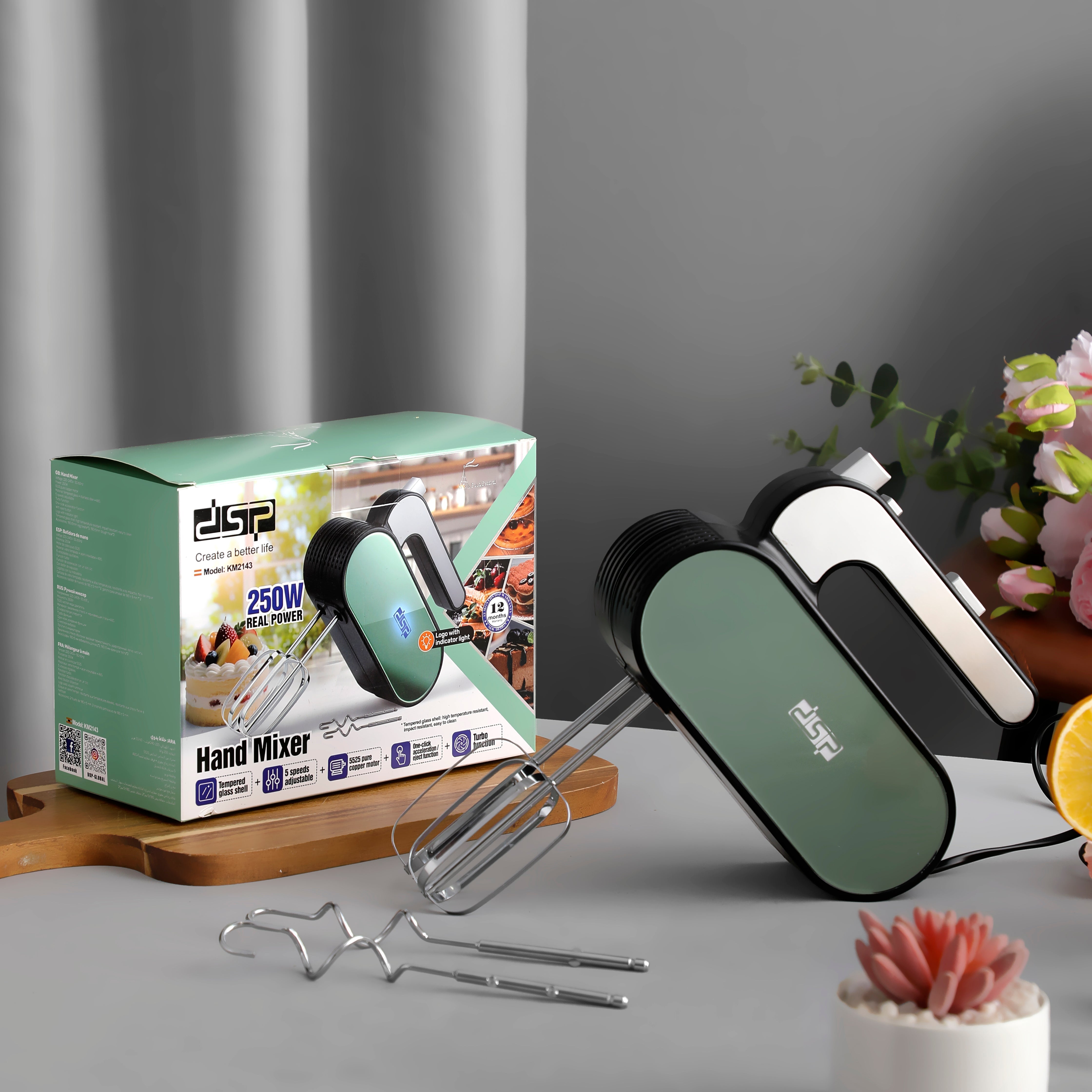 مضرب كهربائي 250 وات – 5 سرعات – DSP KM2143