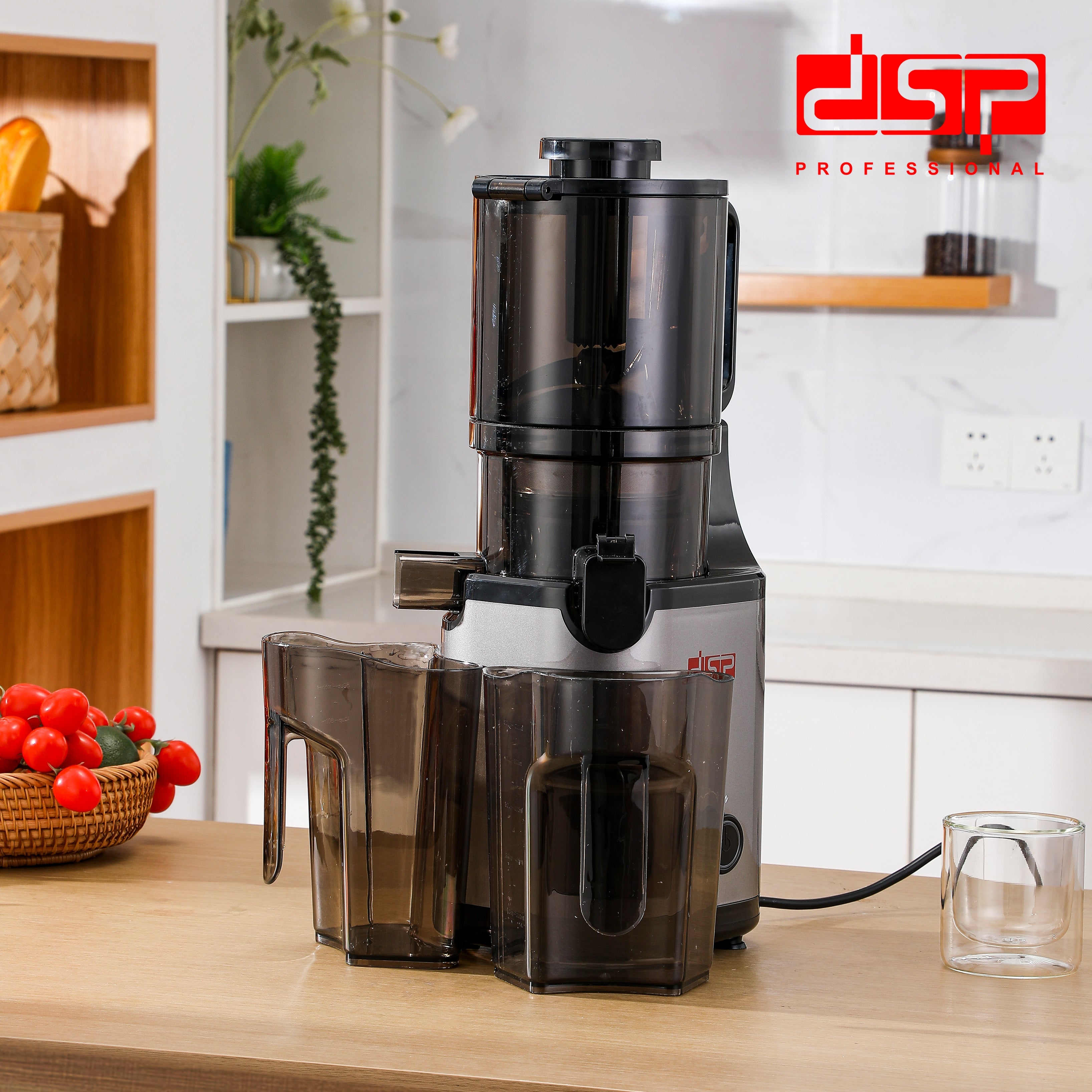 عصارة فواكه بطيئة DSP KJ3081 – 300 وات – سعة 1700 مل
