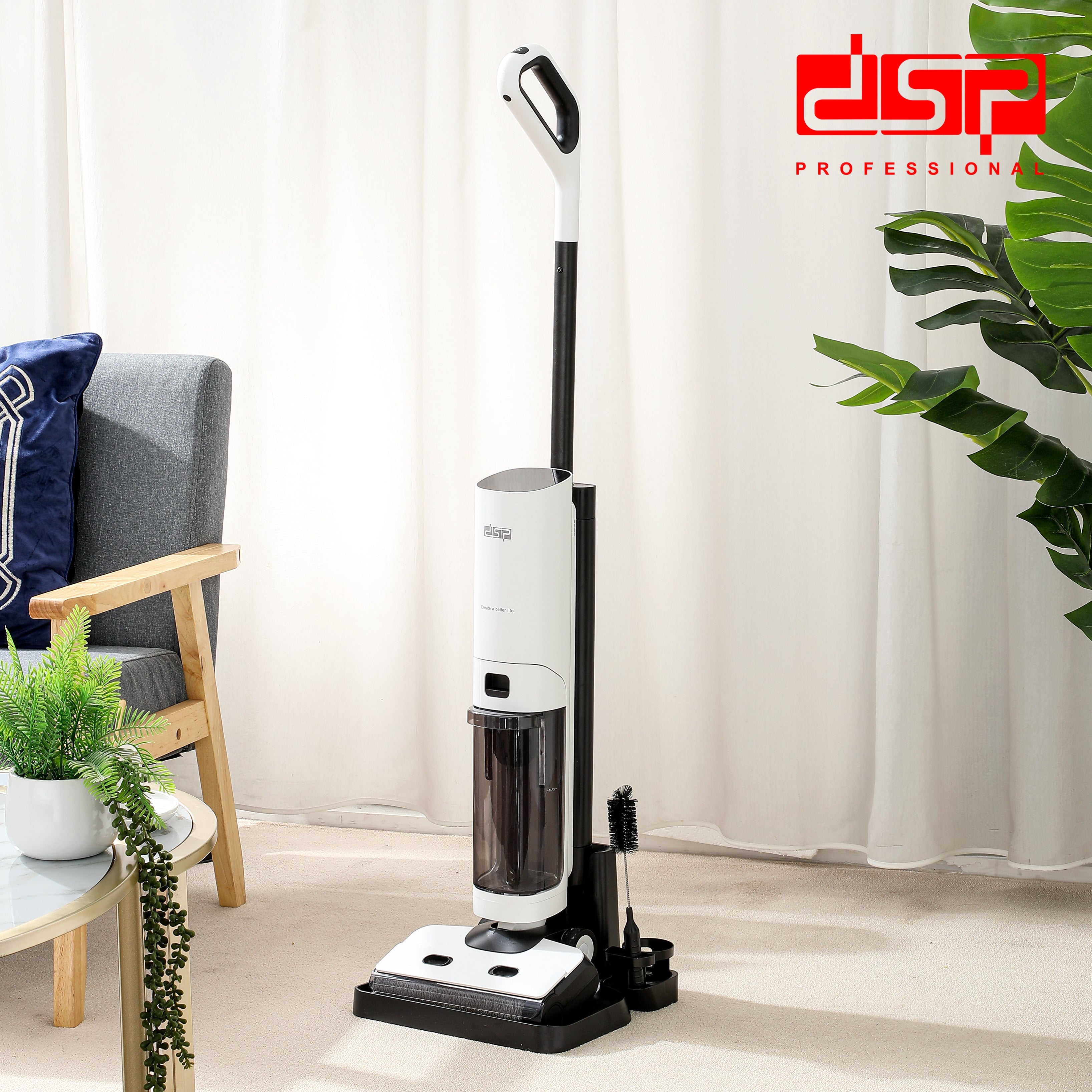 ممسحة أرضيات لاسلكي 3 في 1 – DSP KD2055 – 21.6 فولت – صورة 7