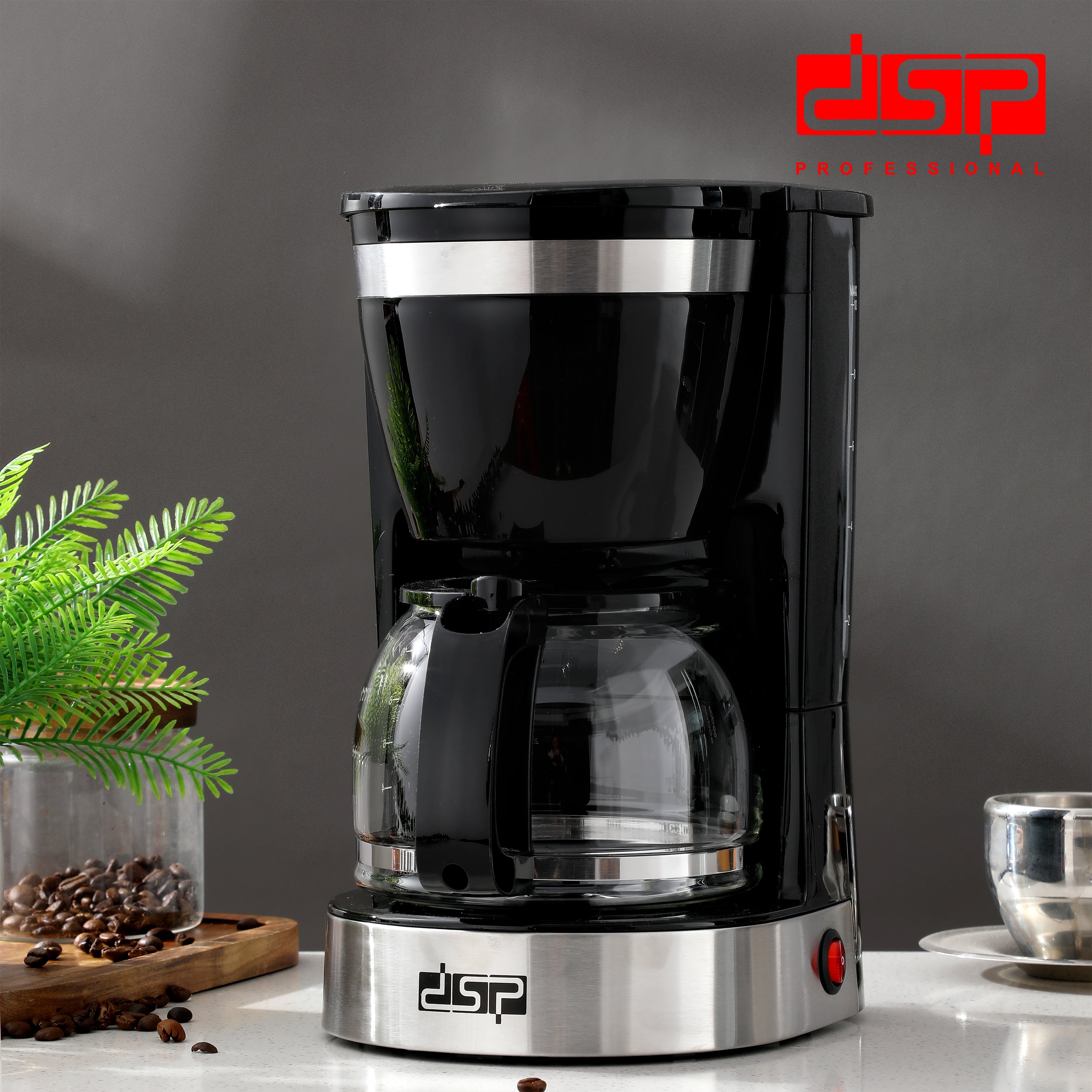 ماكينة تحضير القهوة 1.25 لتر – 800 وات – DSP KA3126