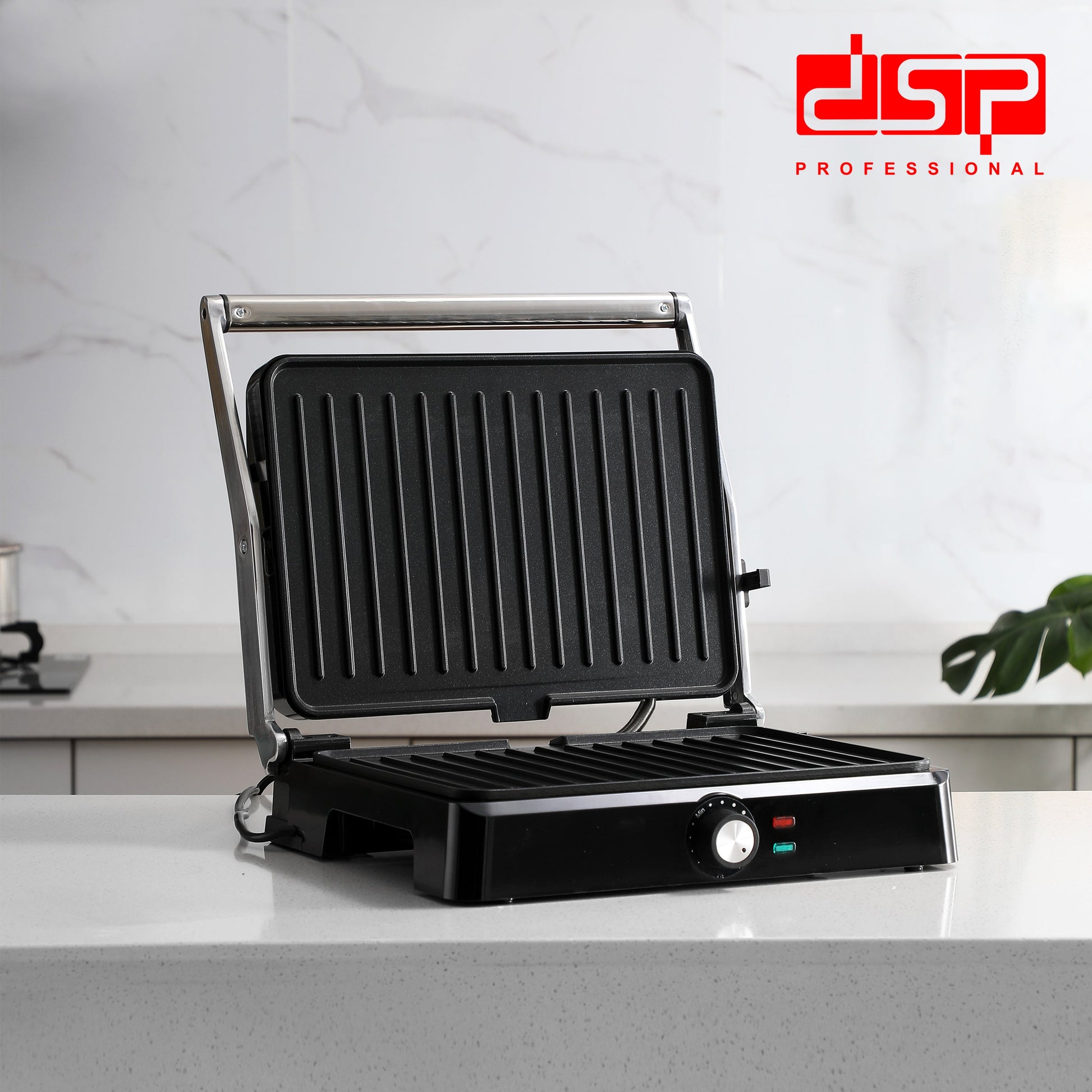 Electric Grill 180° Opening Non-Stick 34x24cm 2200W | KB1109 | DSP | Image 7