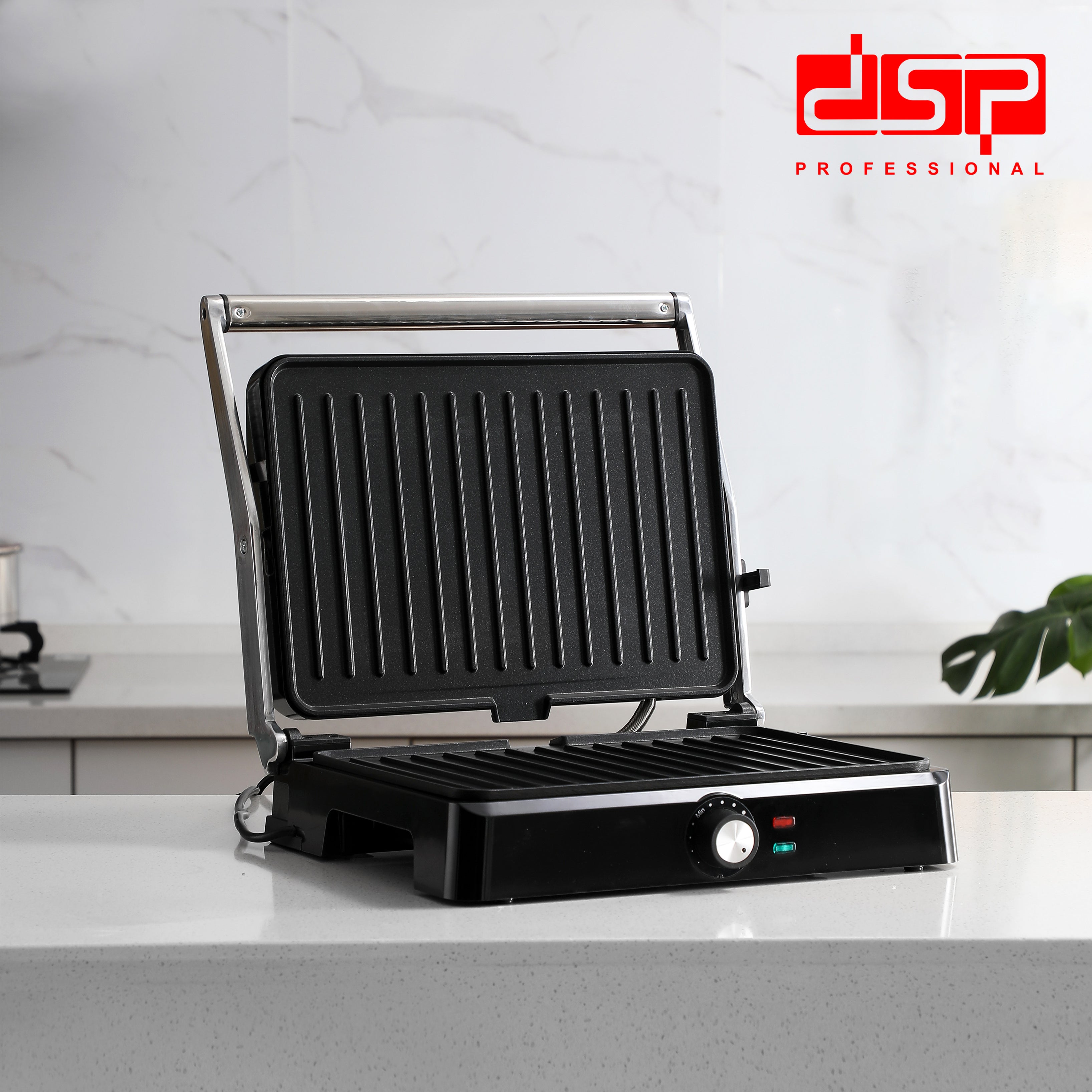 Electric Grill 180° Opening Non-Stick 34x24cm 2200W | KB1109 | DSP | Image 7
