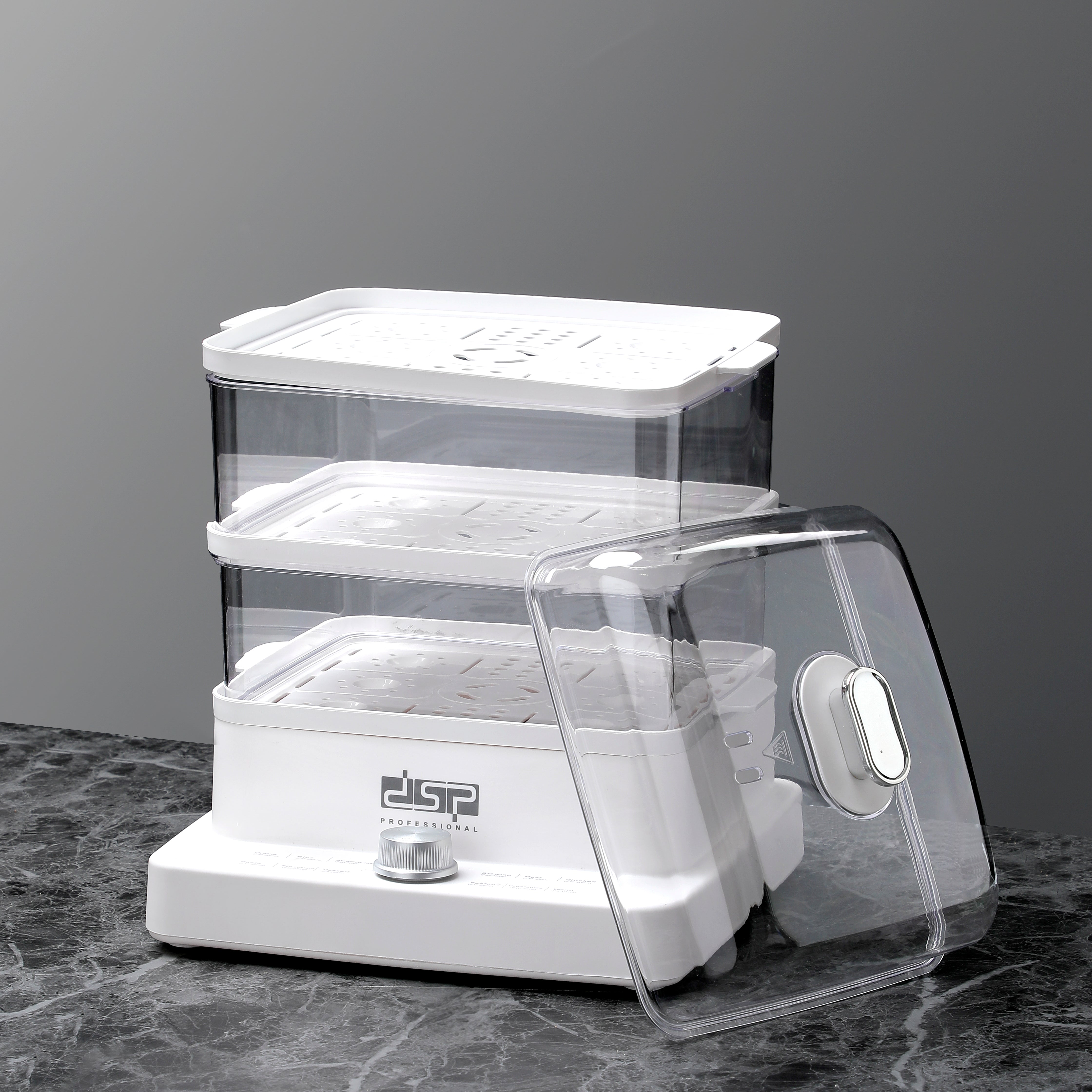 Electric Food Steamer 3 Tiers Large Capacity 1200W | KA5015 | DSP | Image 7