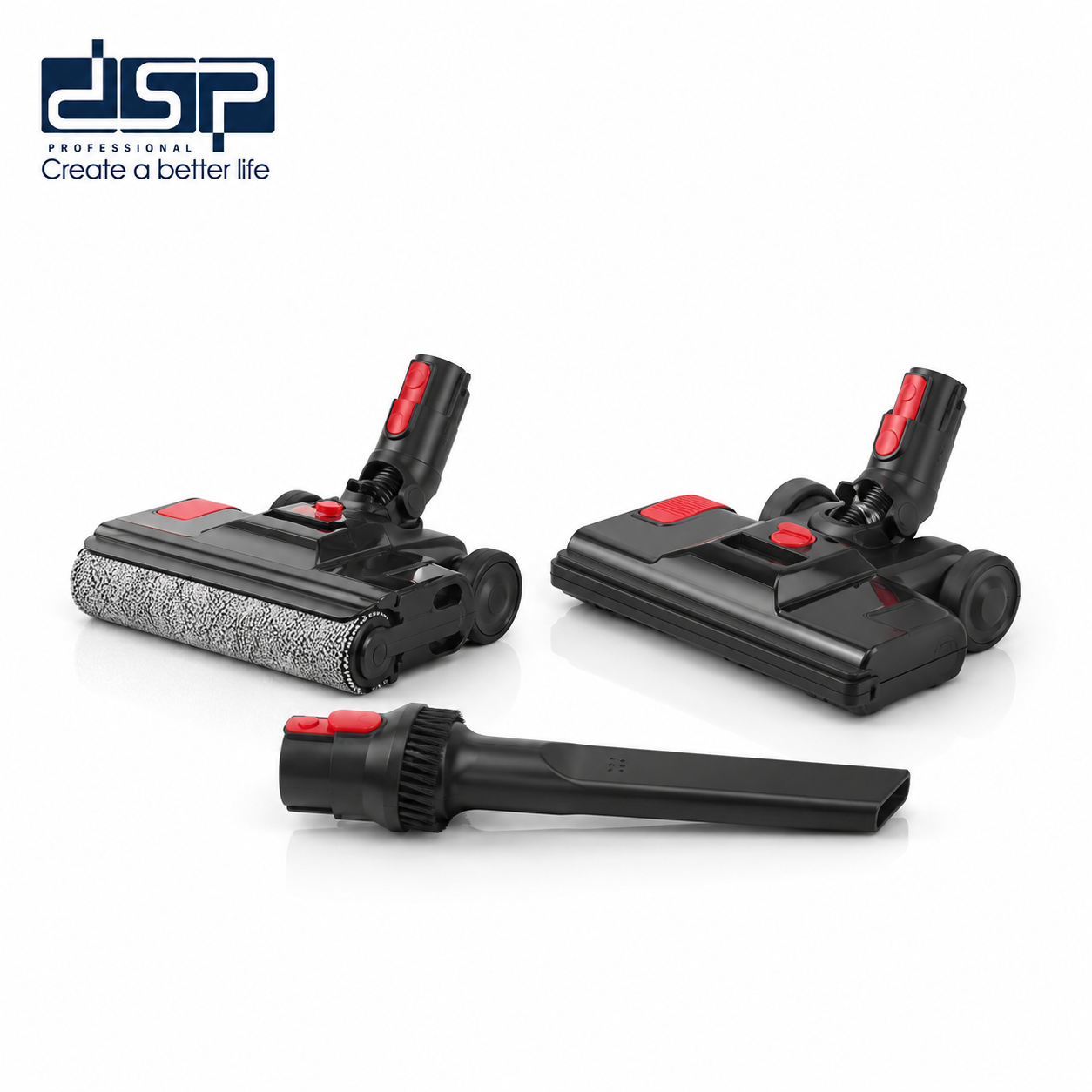 مكنسة DSP KD2085 3 في 1 لتنظيف السجاد والأرضيات جاف ورطب بقوة 500 وات – صورة 3