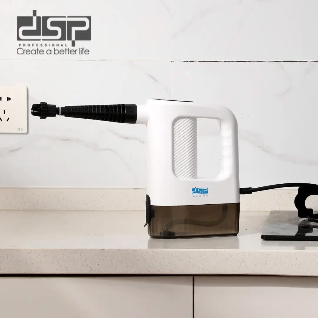 منظف بالبخار DSP KD2100 – 15 وظيفة في جهاز واحد | 1200 وات | ضغط 3 بار | خزان 400 مل