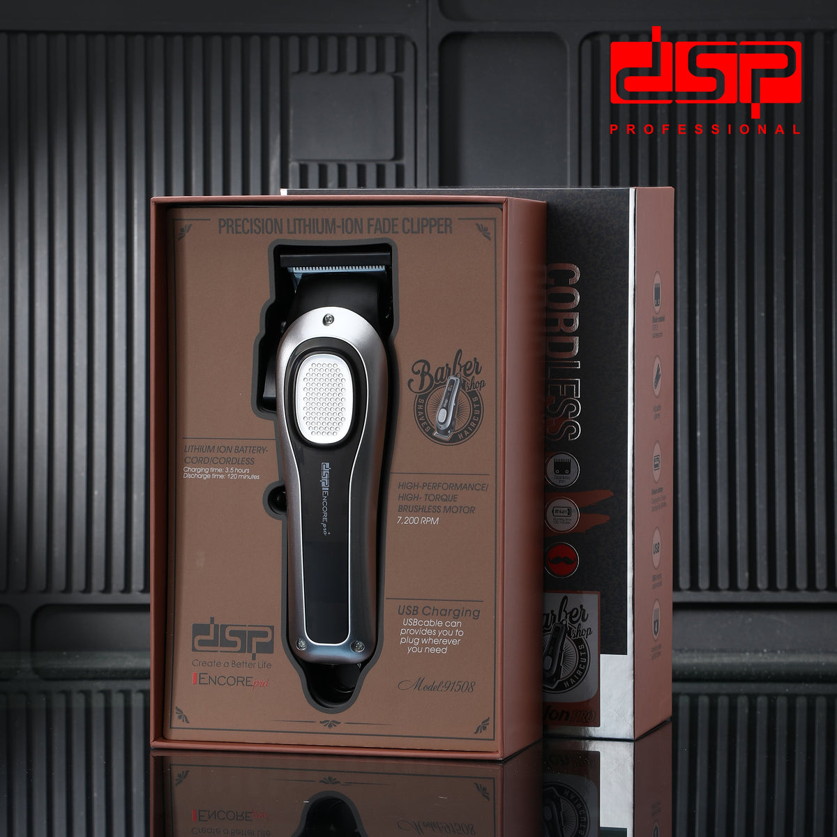 ماكينة قص شعر رجالي احترافية DSP 91508 – صورة 11