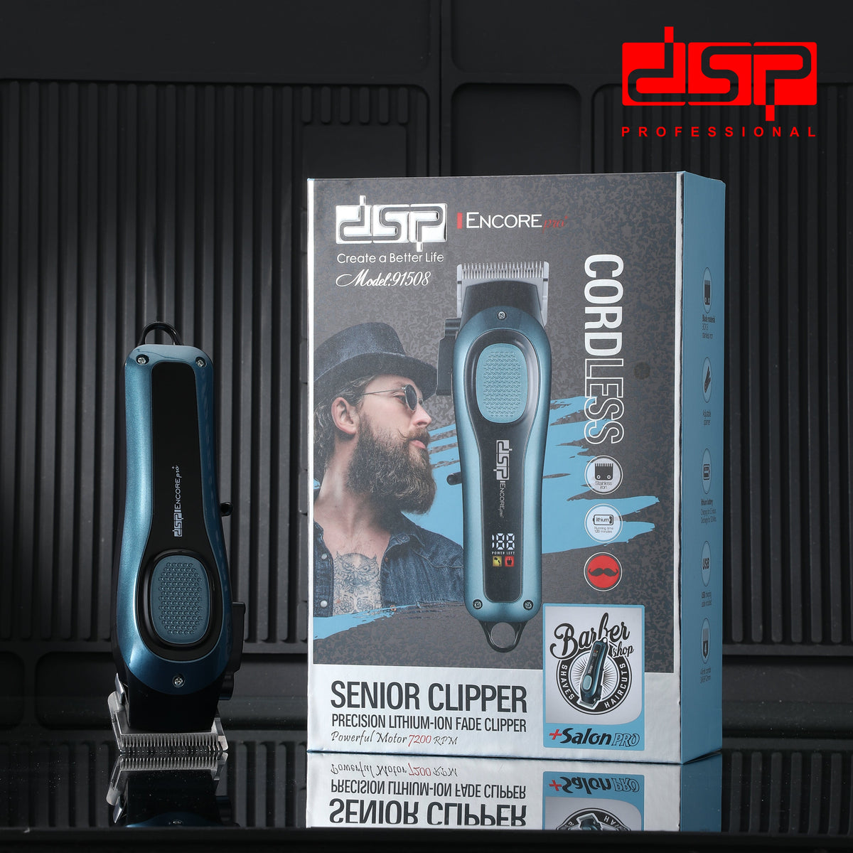 ماكينة قص شعر رجالي احترافية DSP 91508 – صورة 8