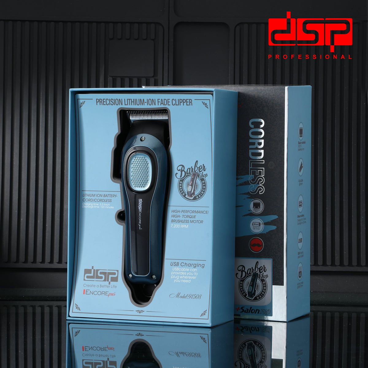 ماكينة قص شعر رجالي احترافية DSP 91508 – صورة 12