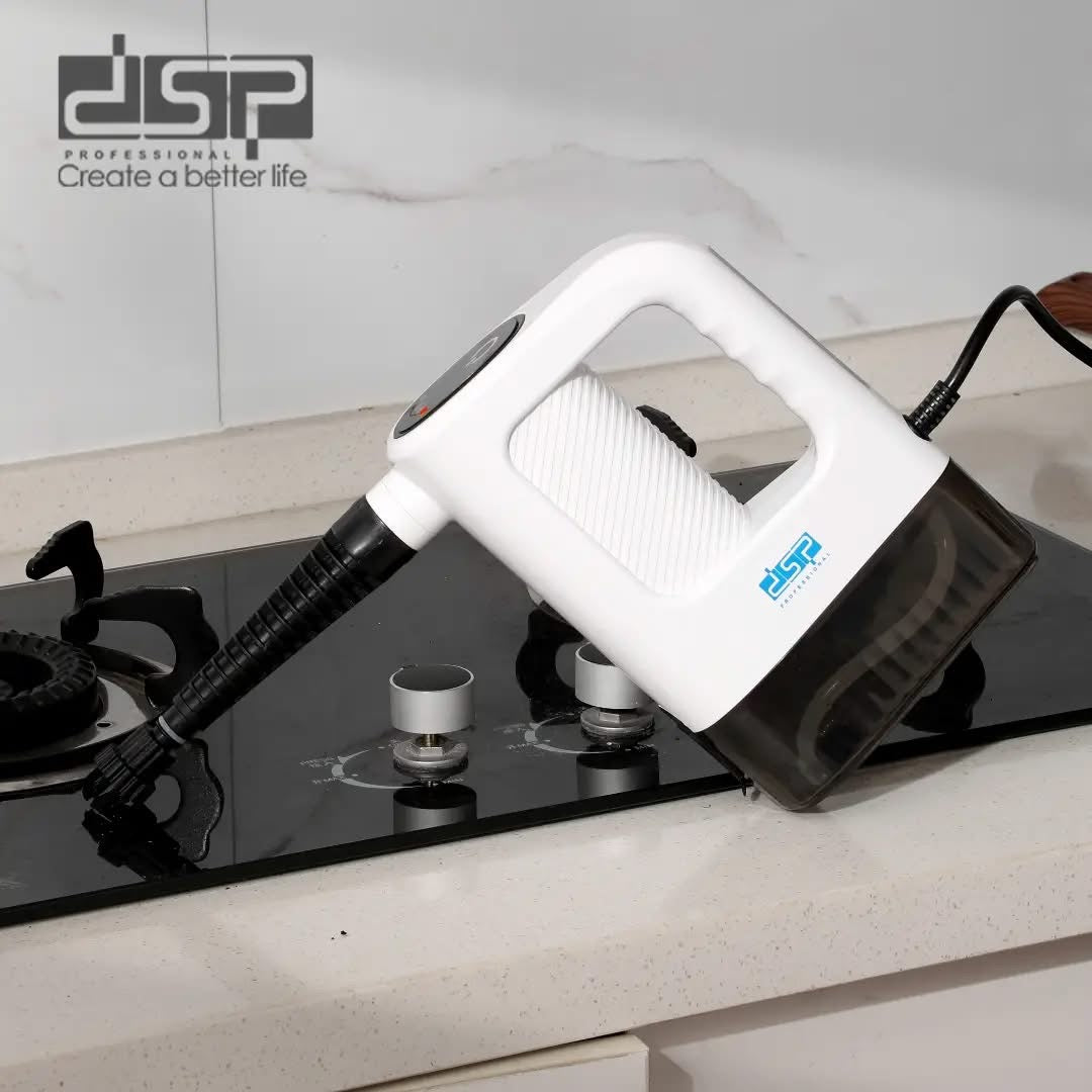 منظف بالبخار DSP KD2100 – 15 وظيفة في جهاز واحد | 1200 وات | ضغط 3 بار | خزان 400 مل
