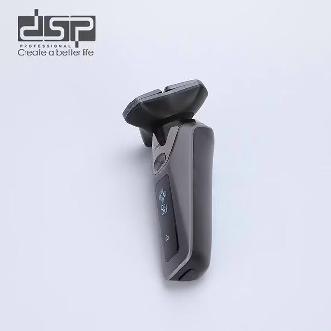 ماكينة تنعيم الذقن بثلاث رؤوس دوارة وقاعدة تنظيف وشحن أوتوماتيك DSP 60725