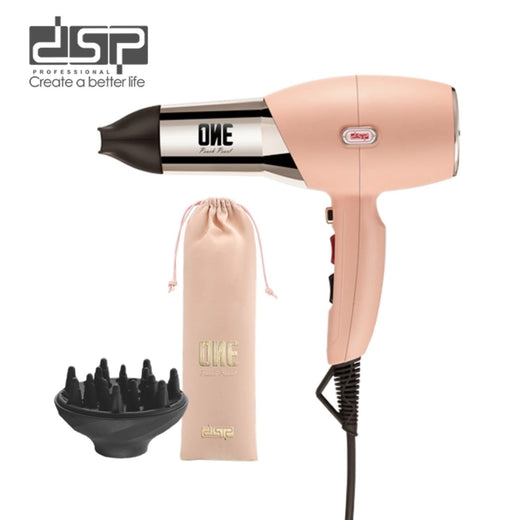 سيشوار شعر Peach Pearl بمحرك نحاس احترافي وشنطة تخزين هدية DSP 37190U